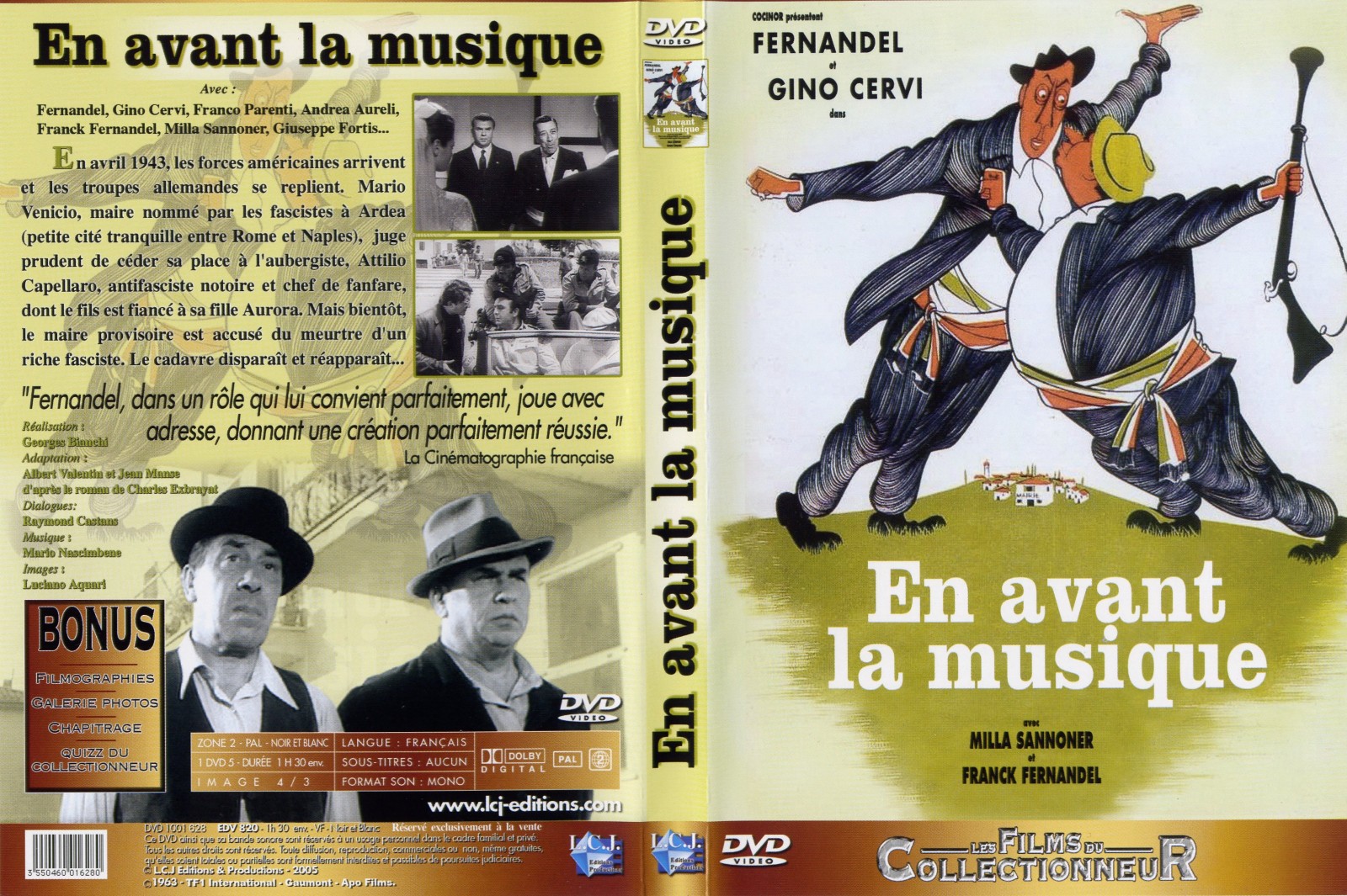 Jaquette DVD En avant la musique