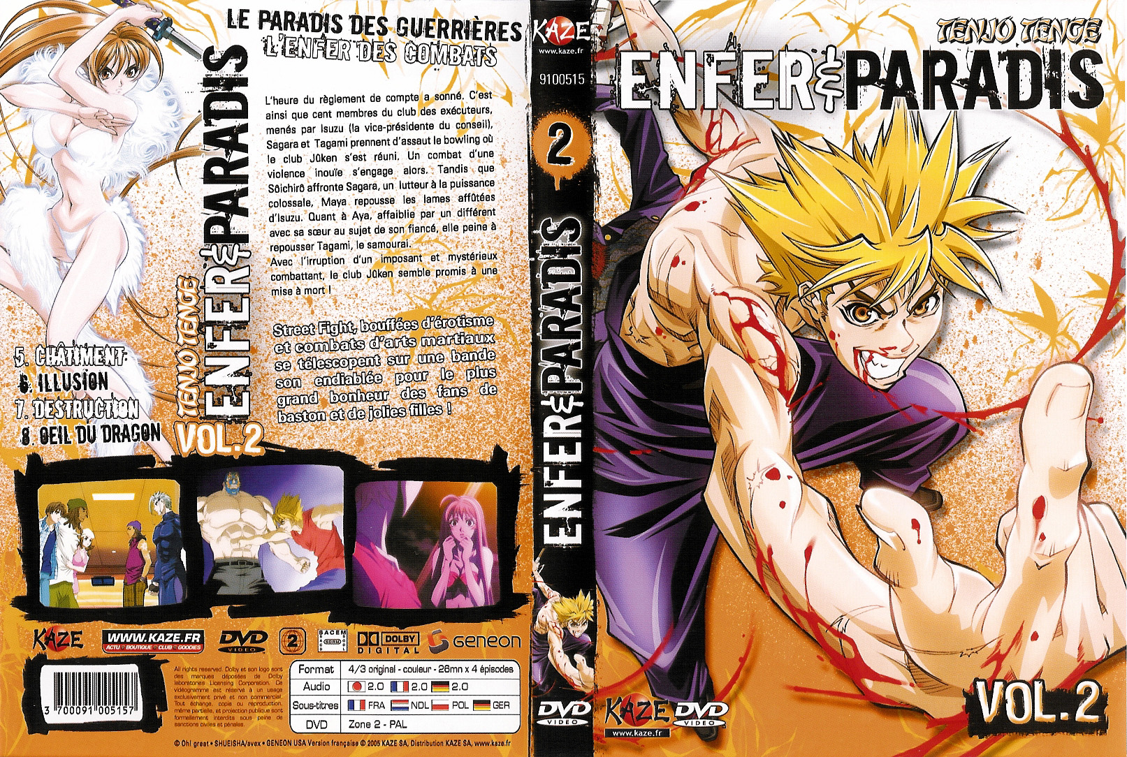 Jaquette DVD Enfer et paradis vol 2