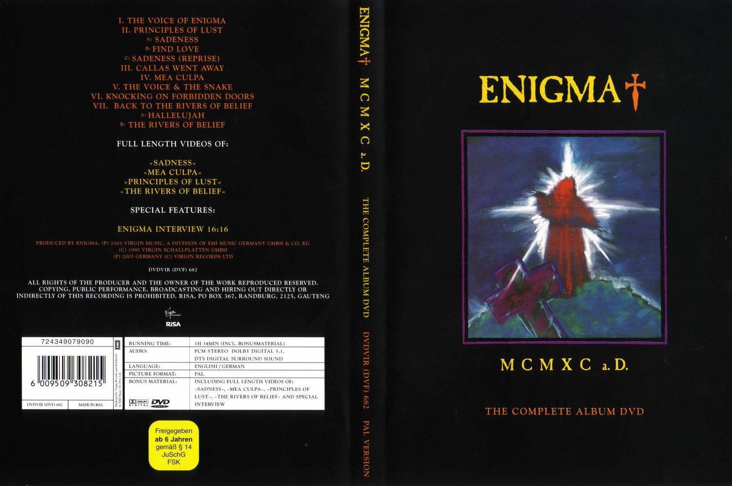 Jaquette DVD Enigma MCMXCaD