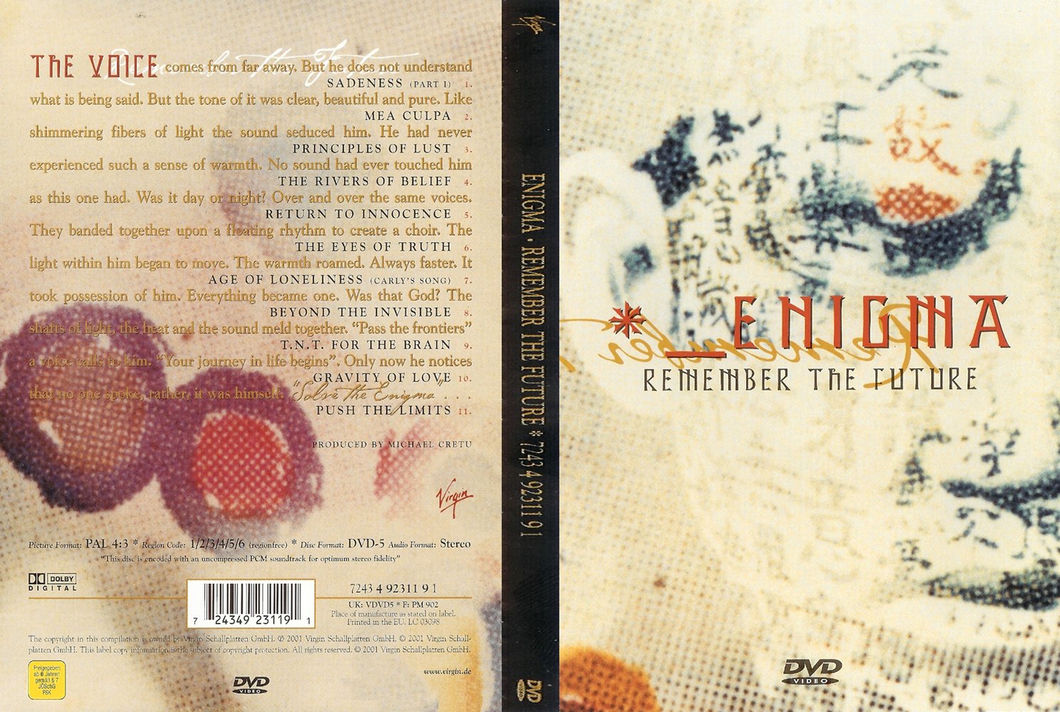 Jaquette DVD Enigma remember the future