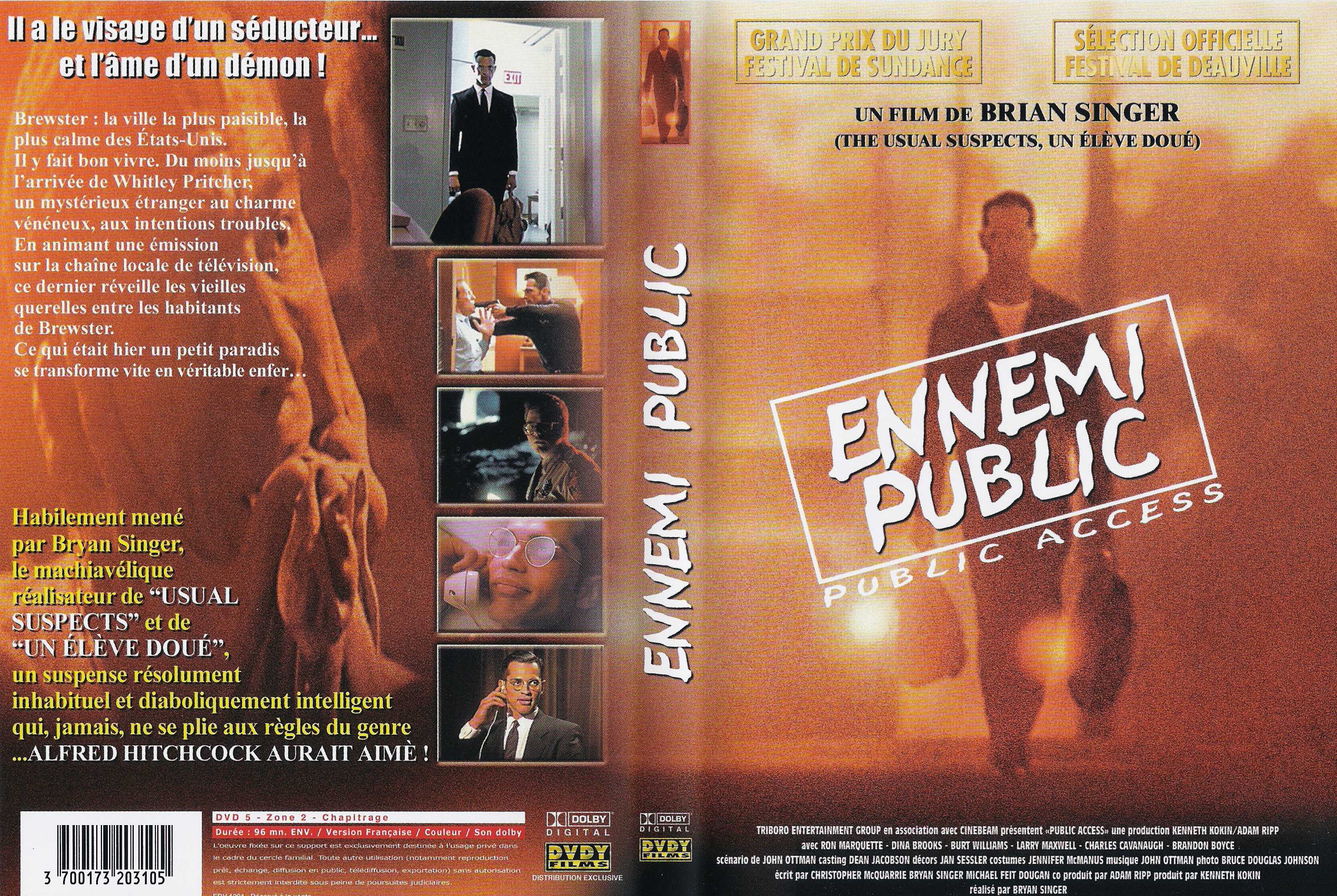 Jaquette DVD Ennemi public