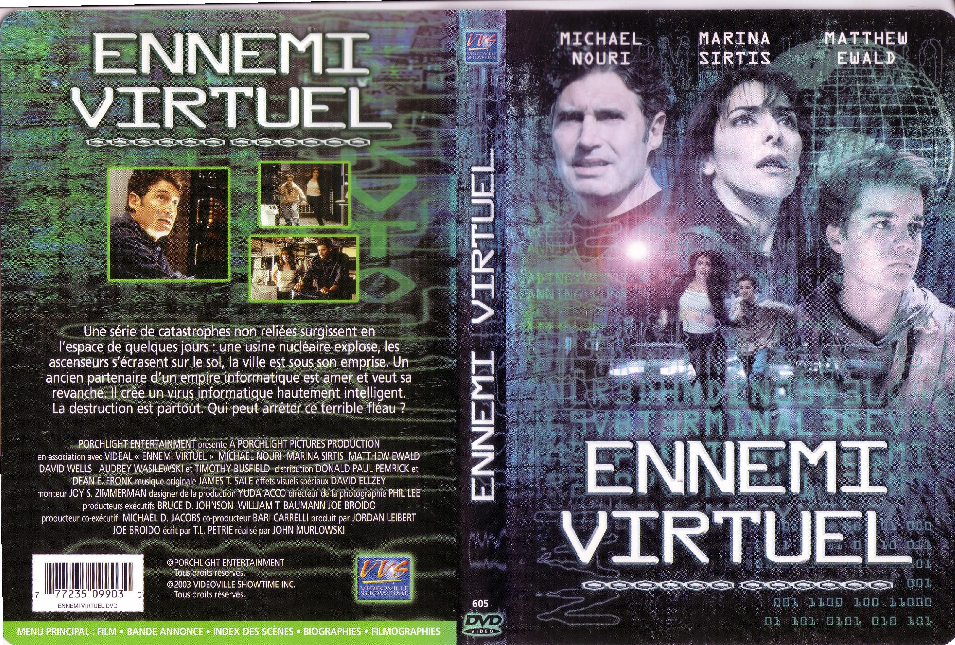 Jaquette DVD Ennemi virtuel