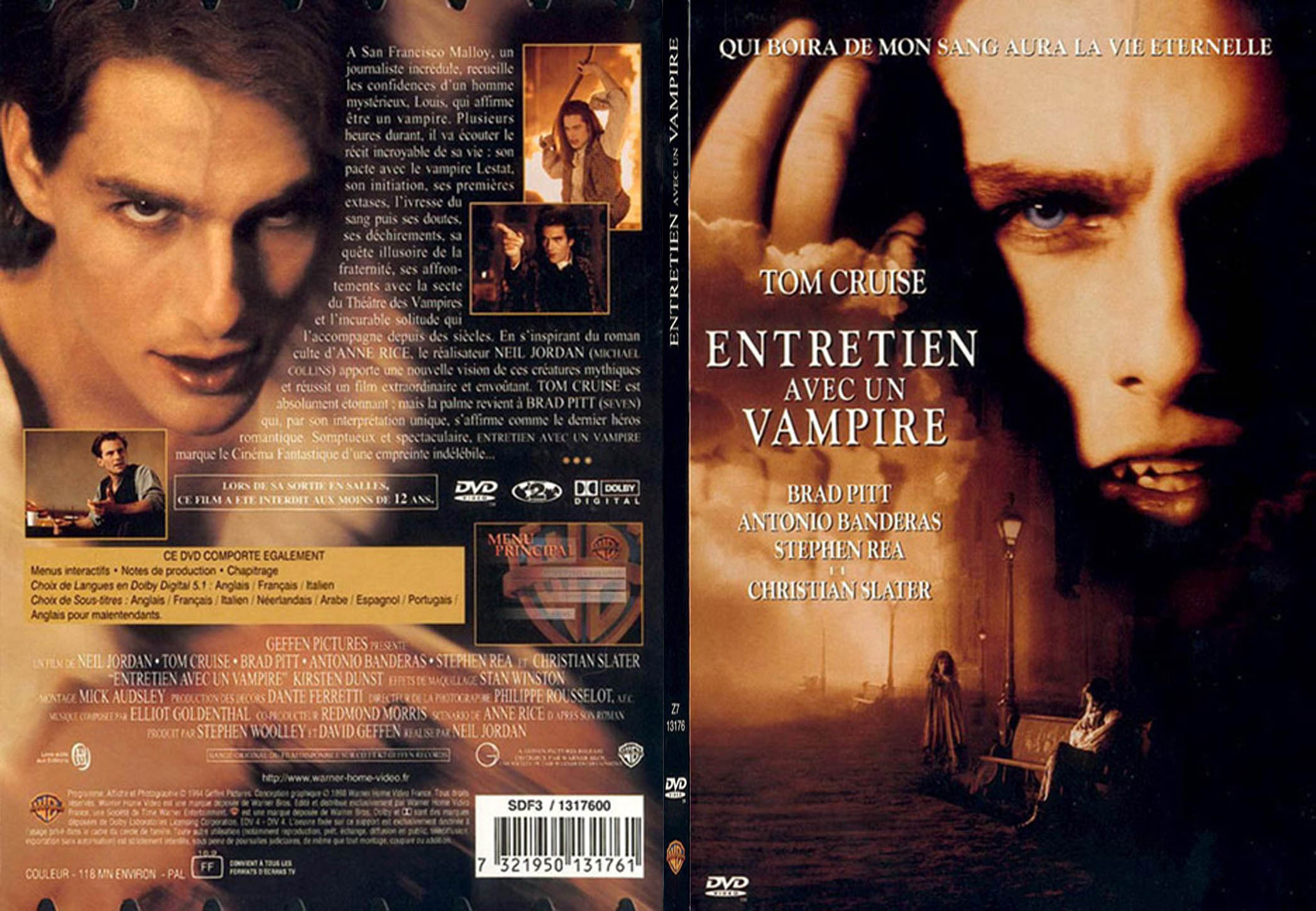 Jaquette DVD Entretien avec un vampire - SLIM