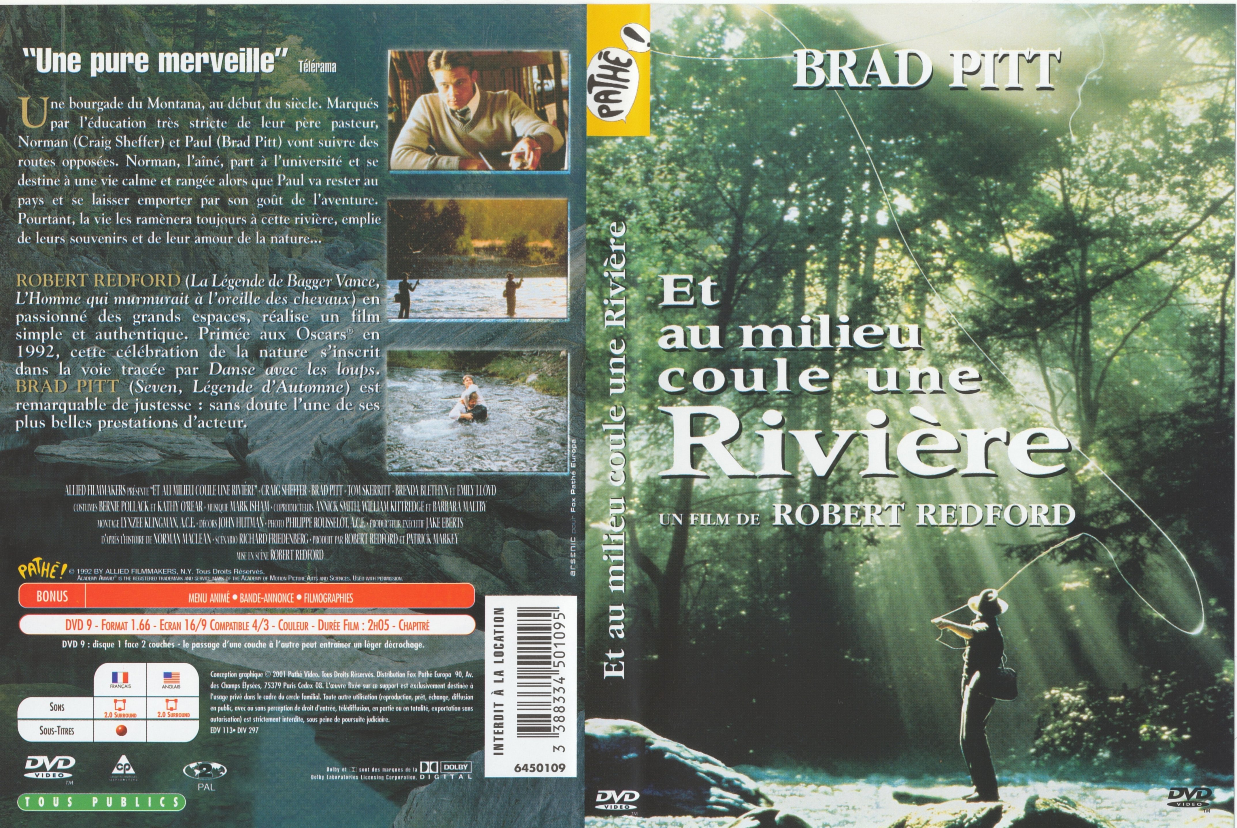 Jaquette DVD Et au milieu coule une riviere