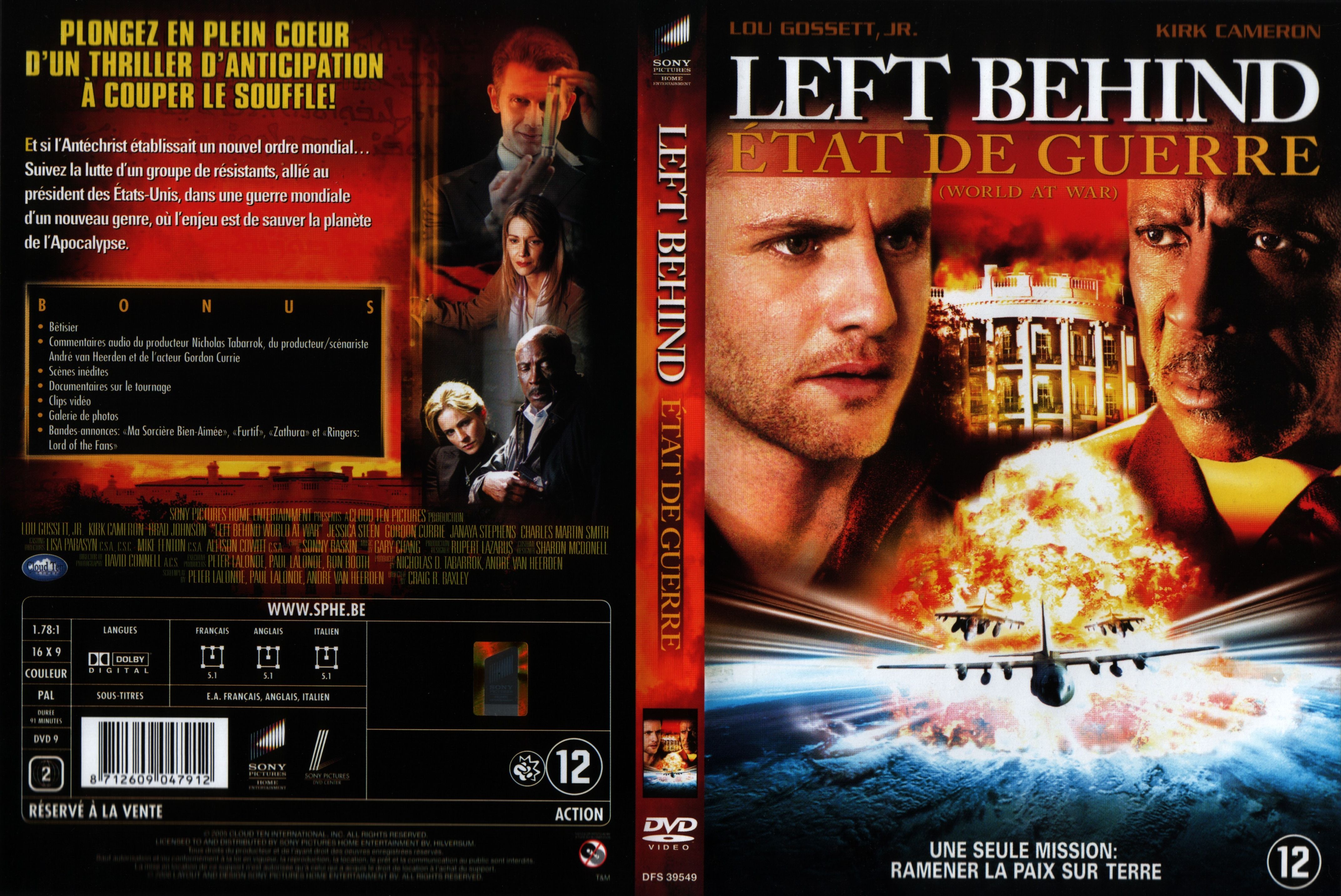 Jaquette DVD Etat de guerre