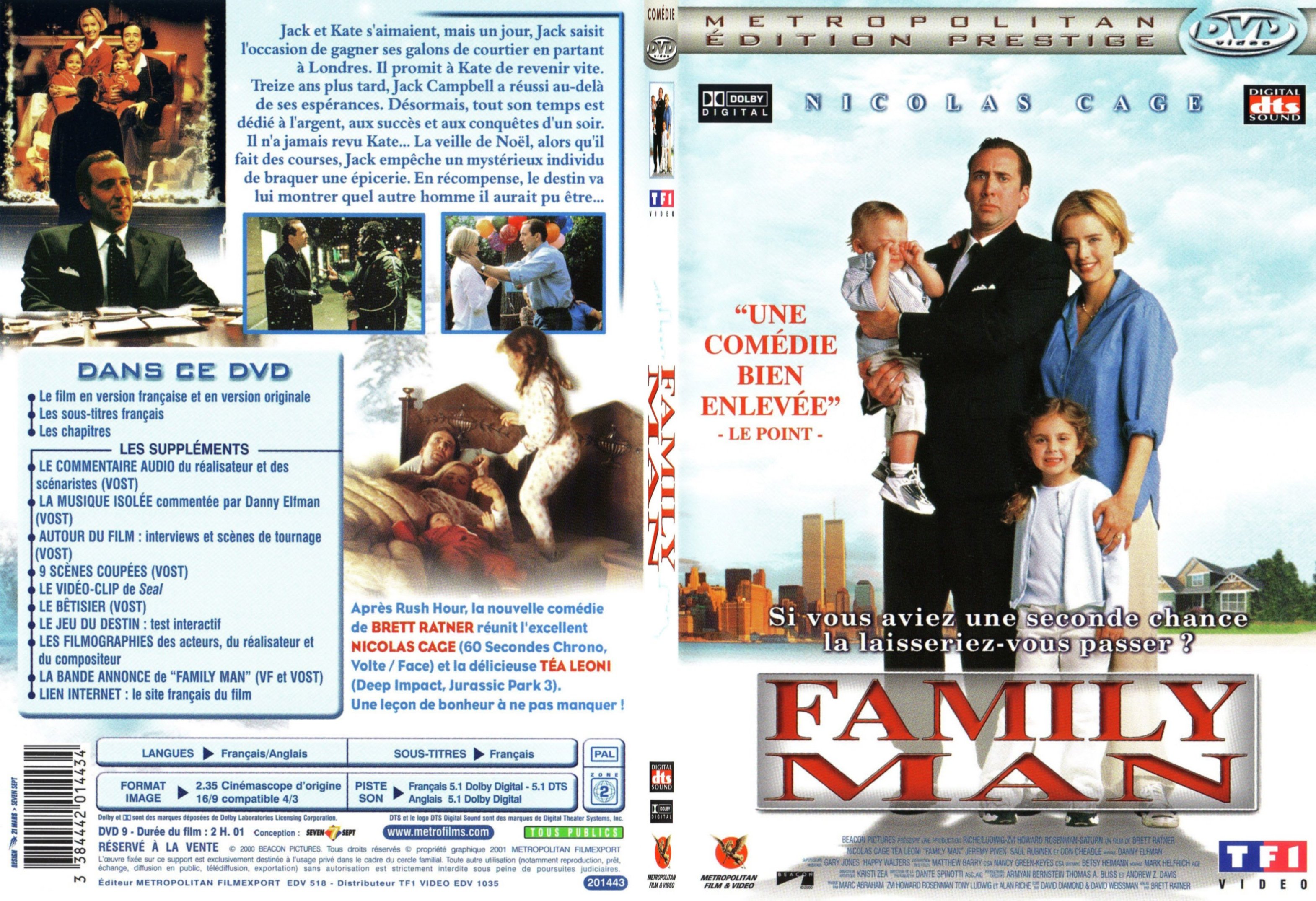 Jaquette DVD Family man - SLIM