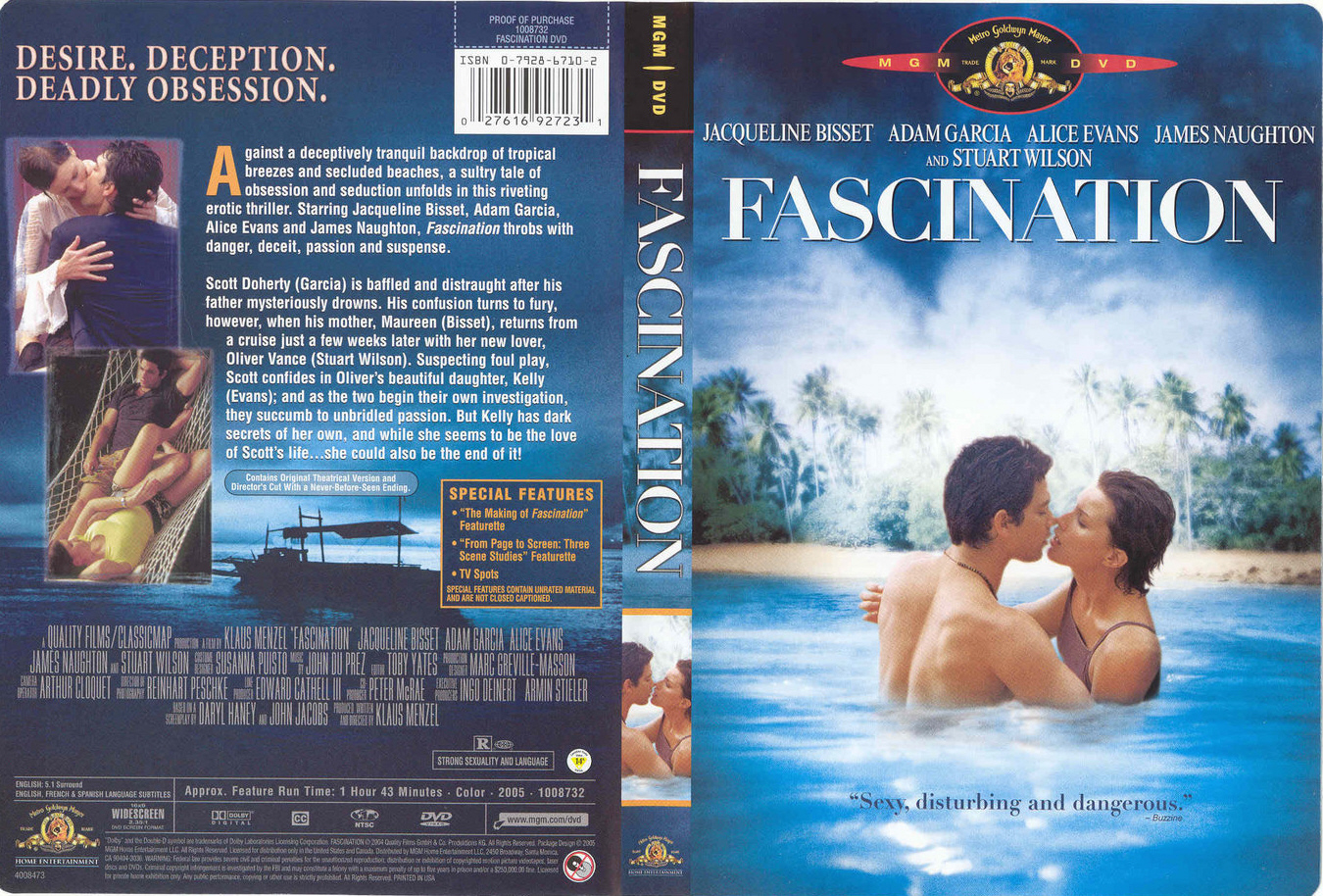 Jaquette DVD Fascination Zone 1