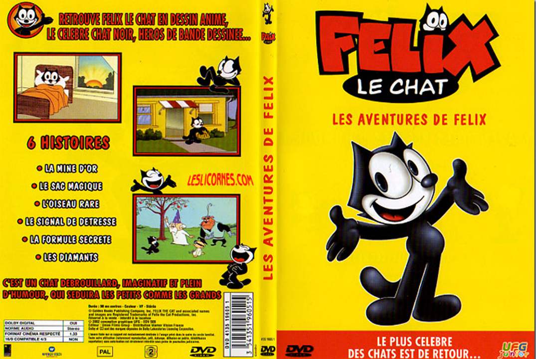 Jaquette DVD Felix le chat - SLIM