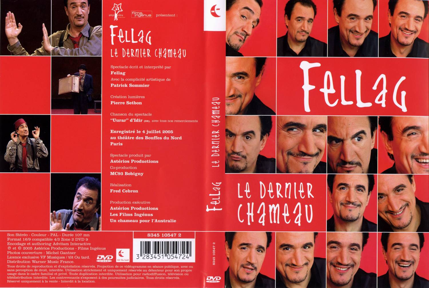 Jaquette DVD Fellag le dernier chameau