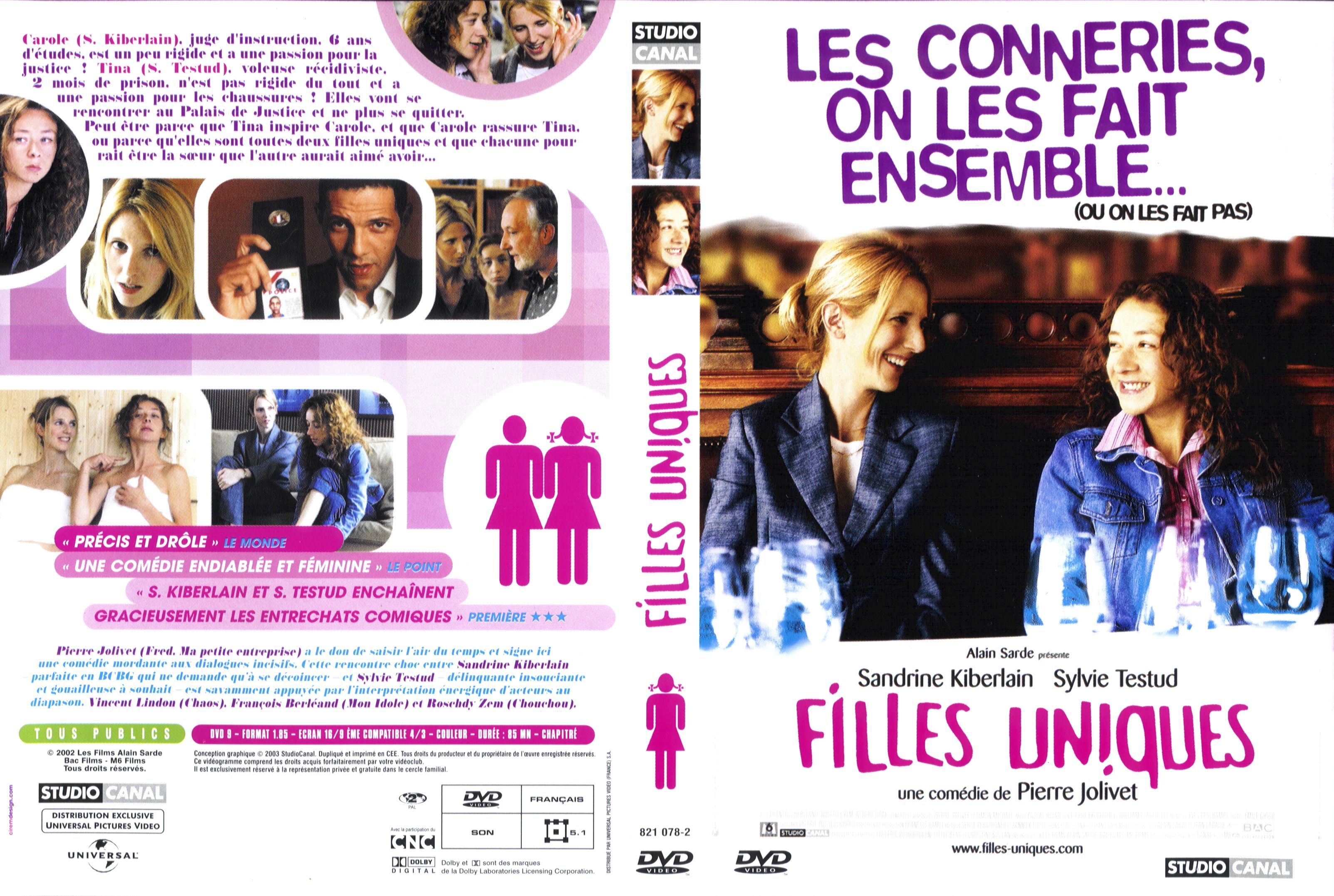 Jaquette DVD Filles uniques