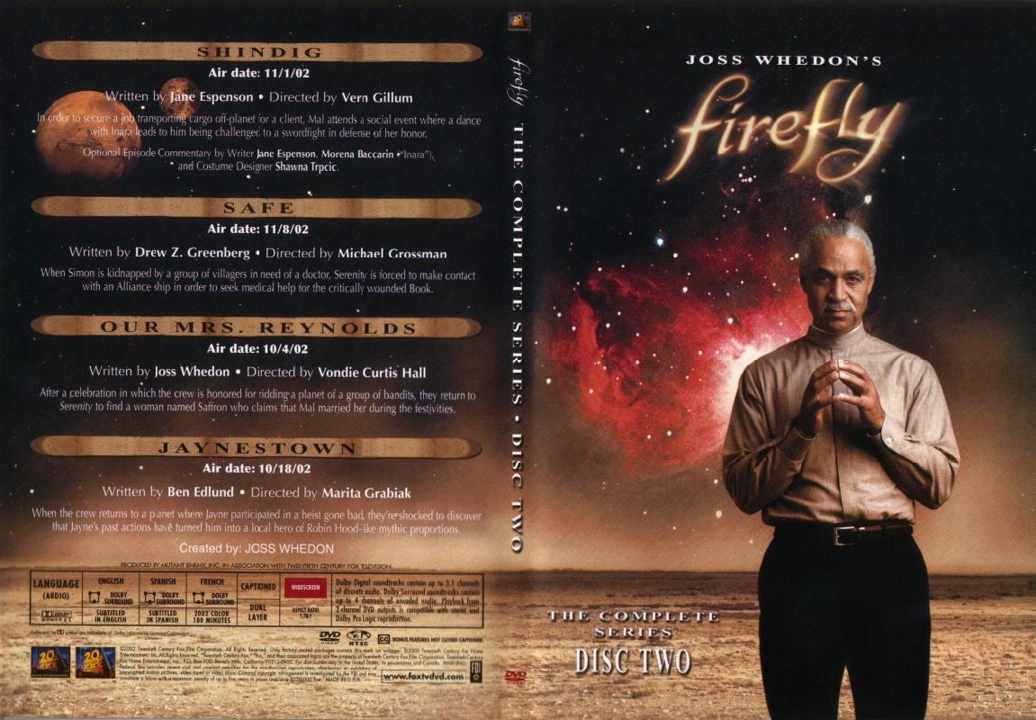 Jaquette DVD Firefly vol 2 Zone1