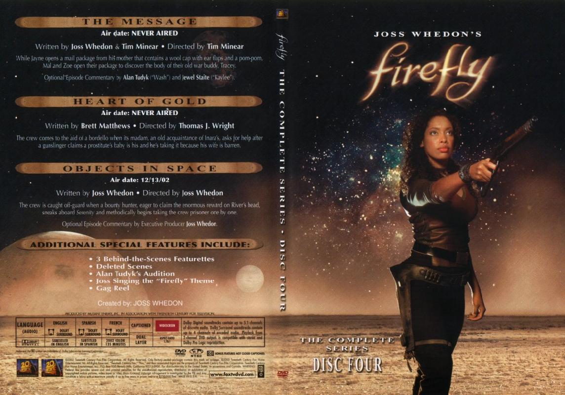 Jaquette DVD Firefly vol 4 Zone1