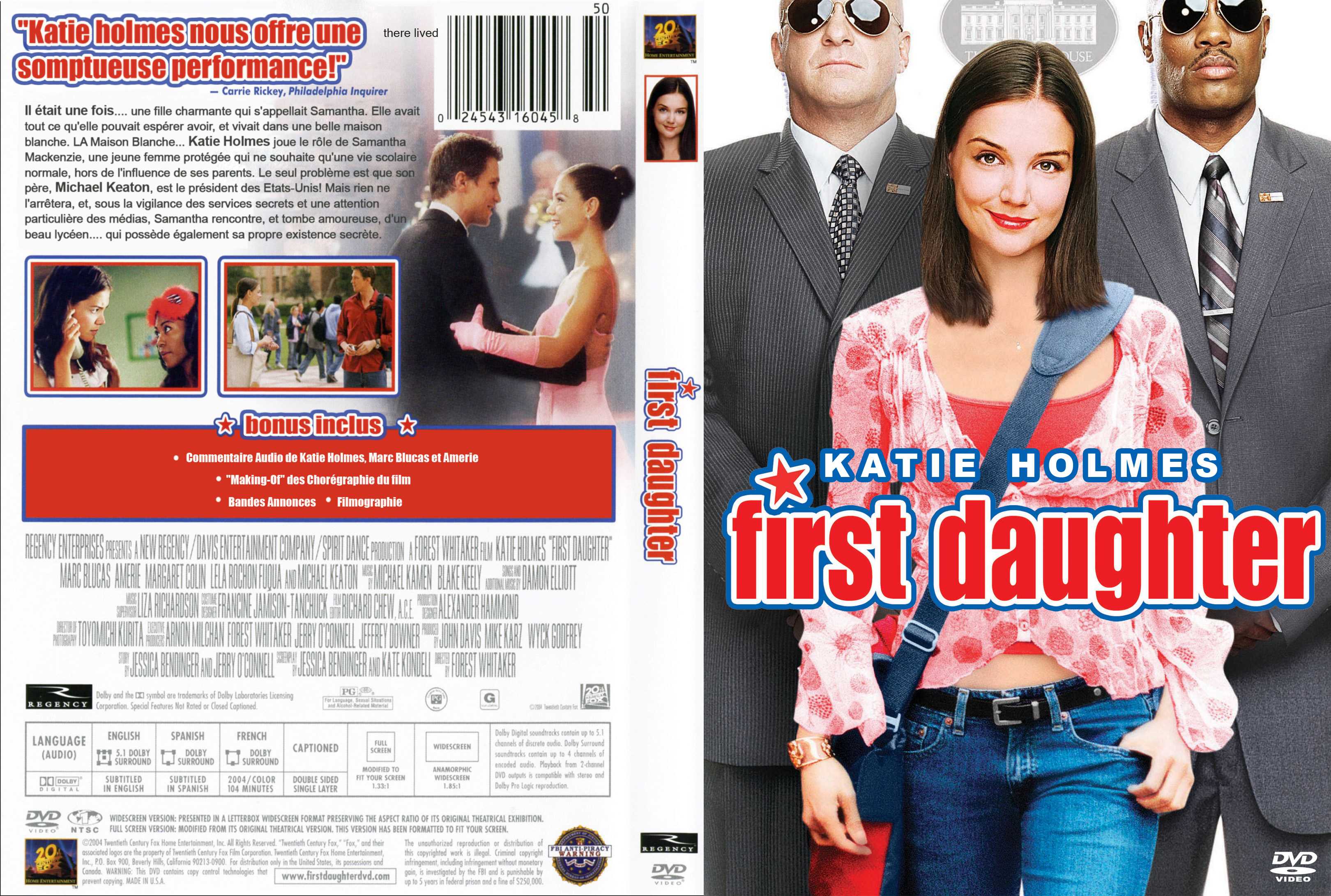 Jaquette DVD First daughter