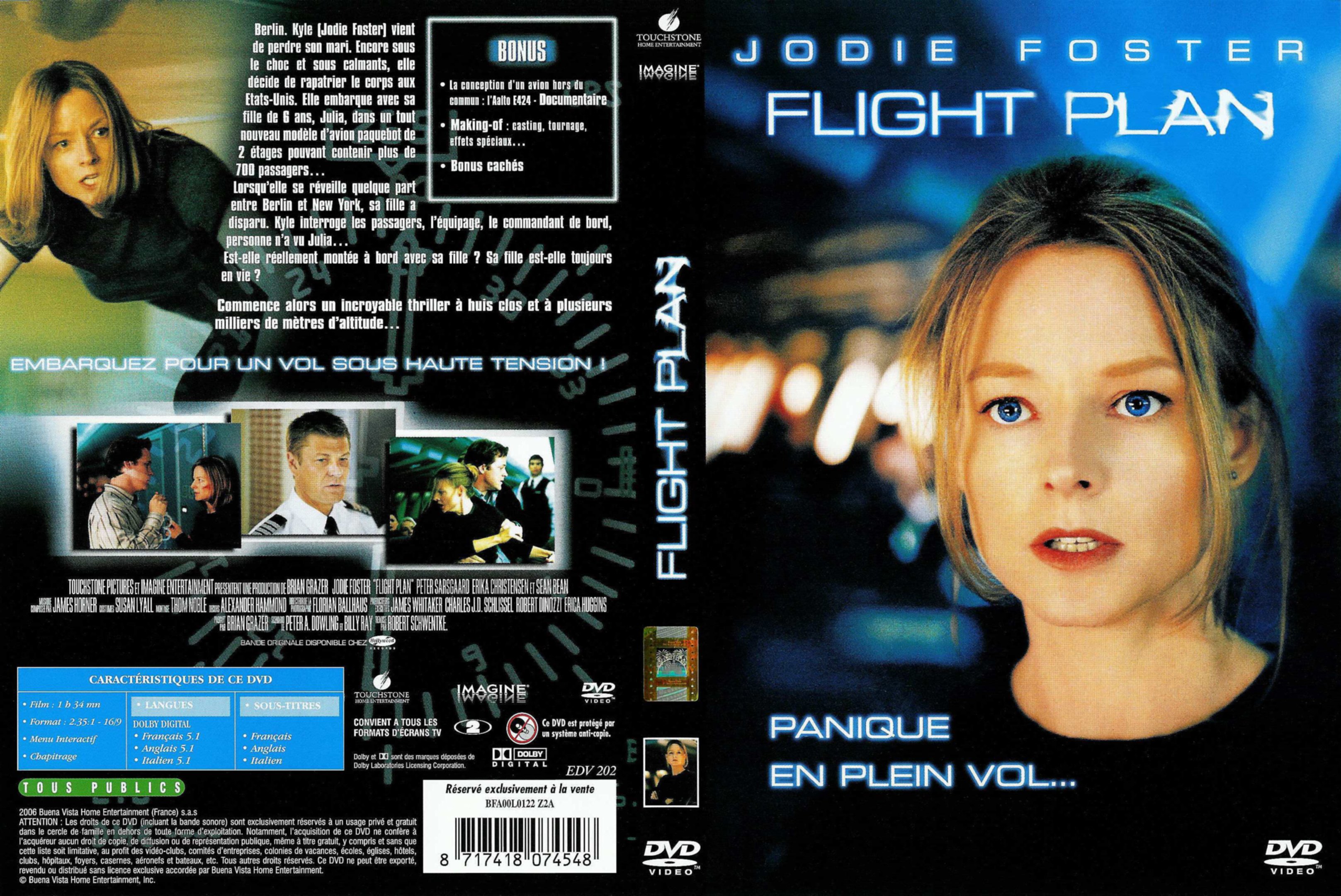 Jaquette DVD Flight Plan v2