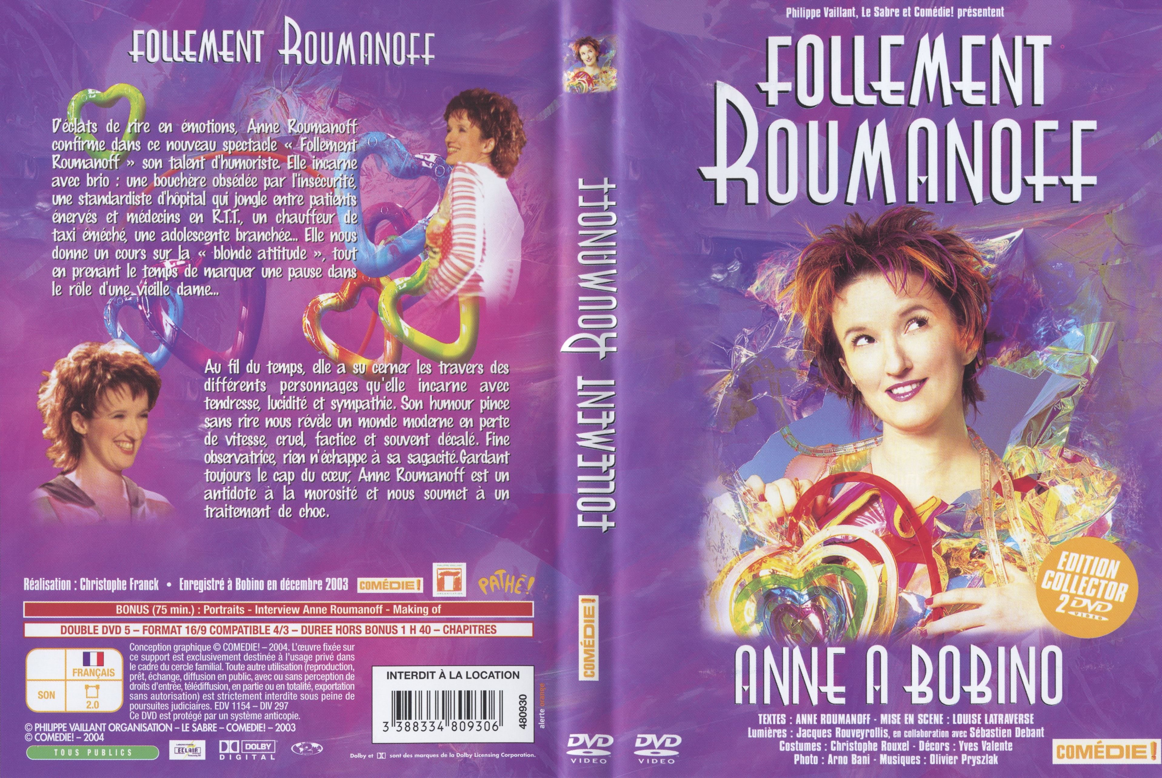 Jaquette DVD Follement Roumanoff
