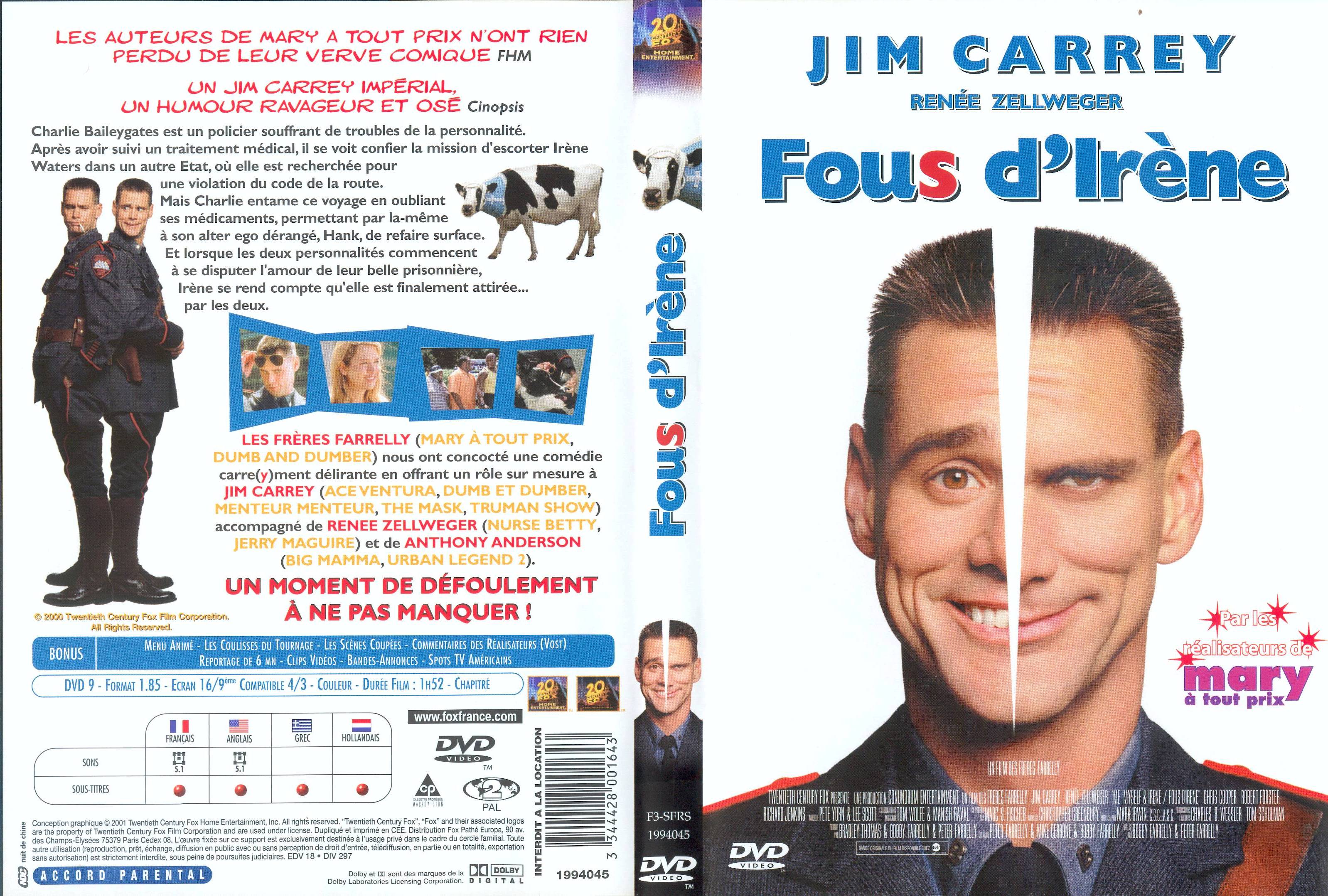 Jaquette DVD Fou d