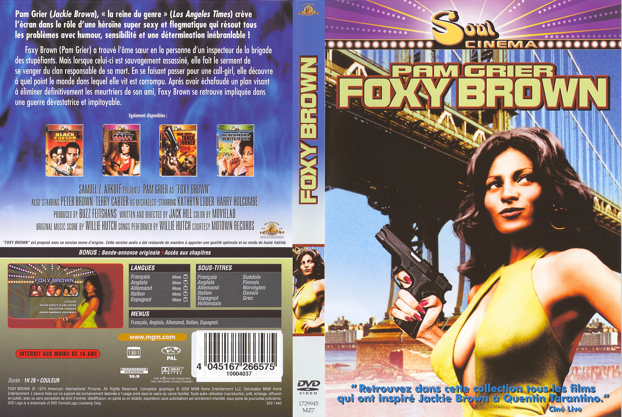 Jaquette DVD Foxy Brown
