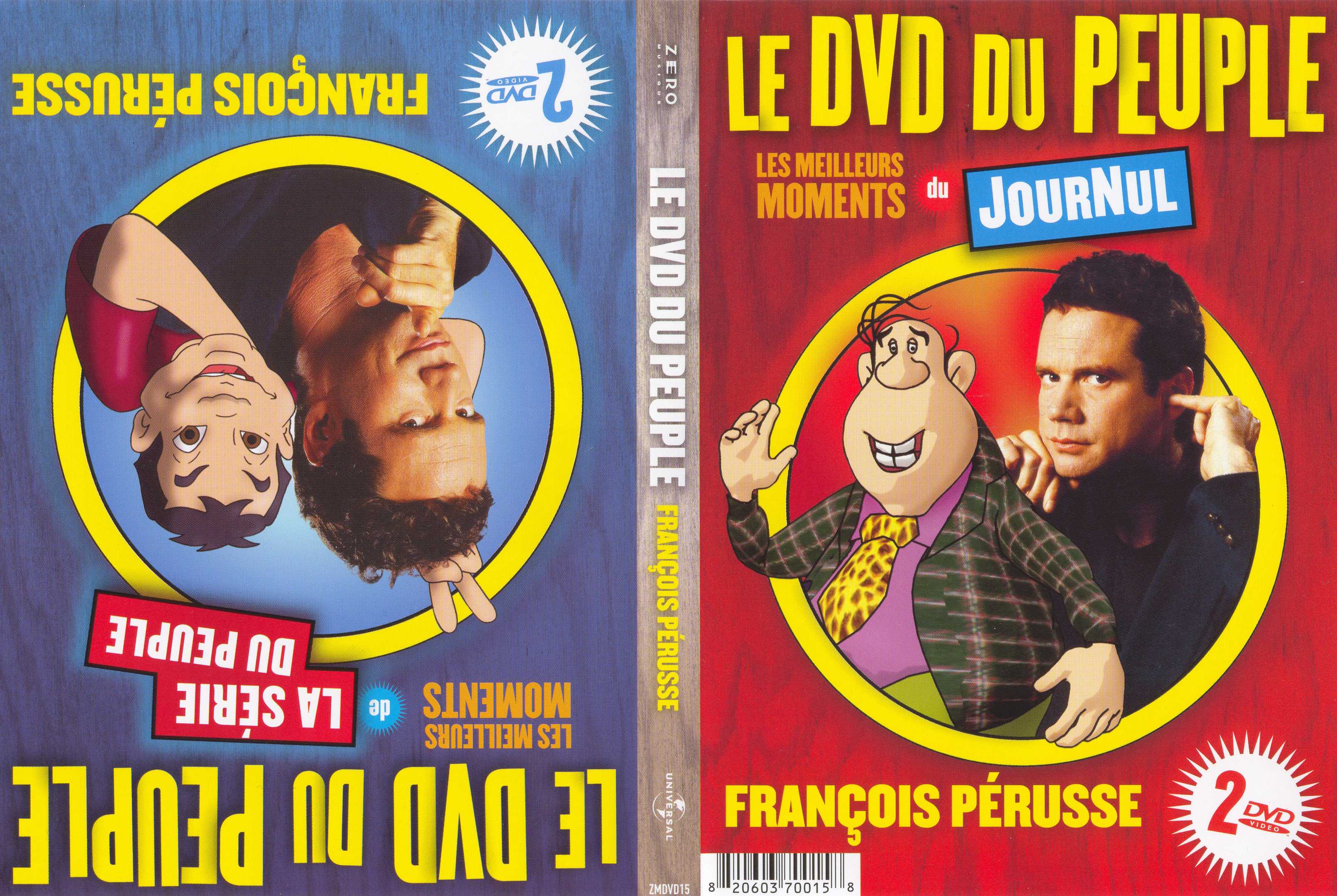 Jaquette DVD Francois Perusse le dvd du peuple