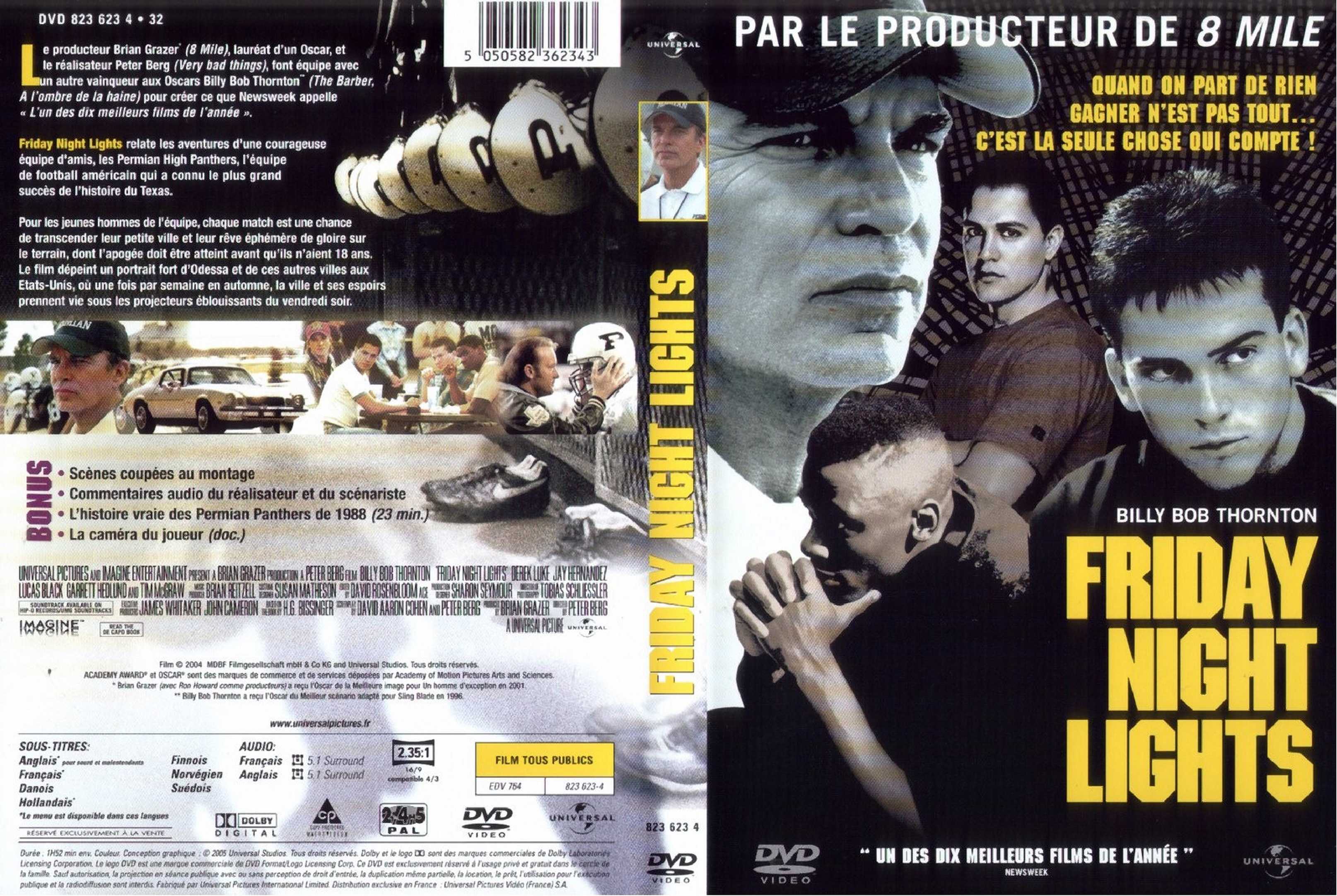 Jaquette DVD Friday night lights