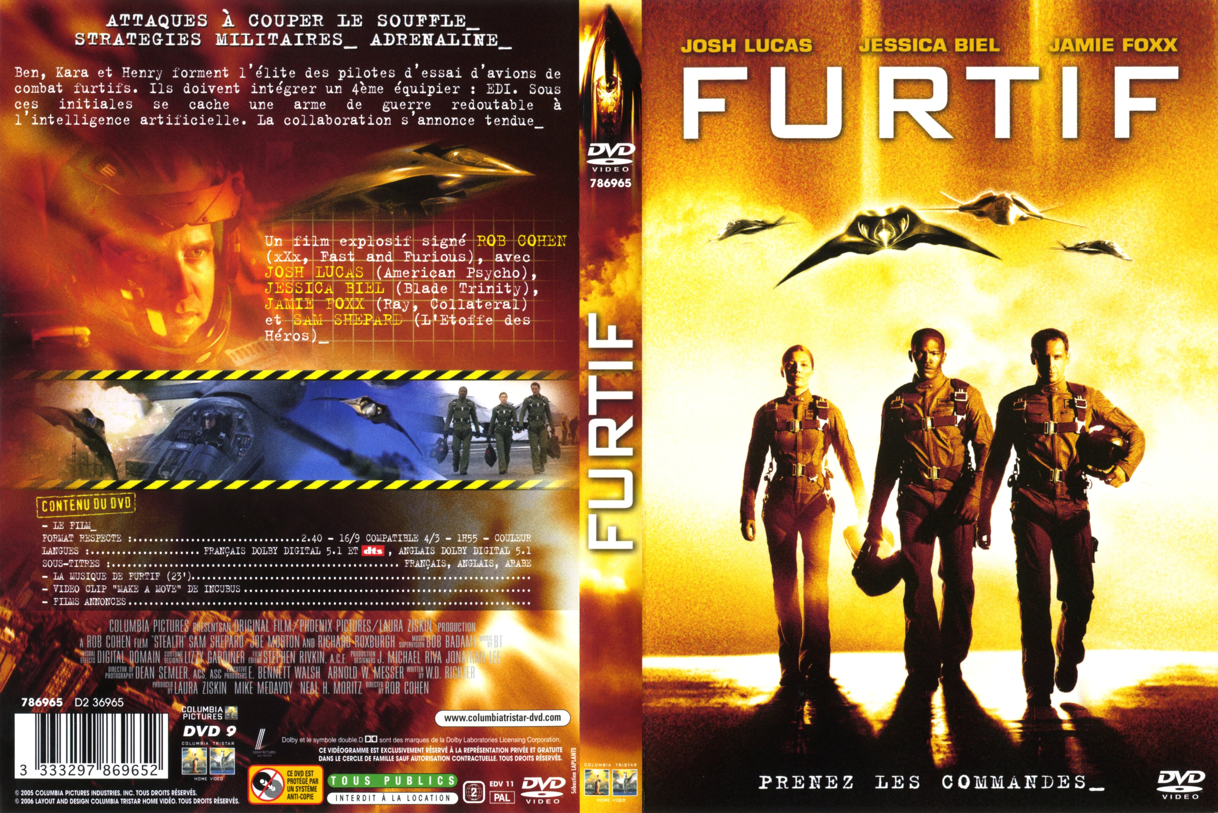 Jaquette DVD Furtif