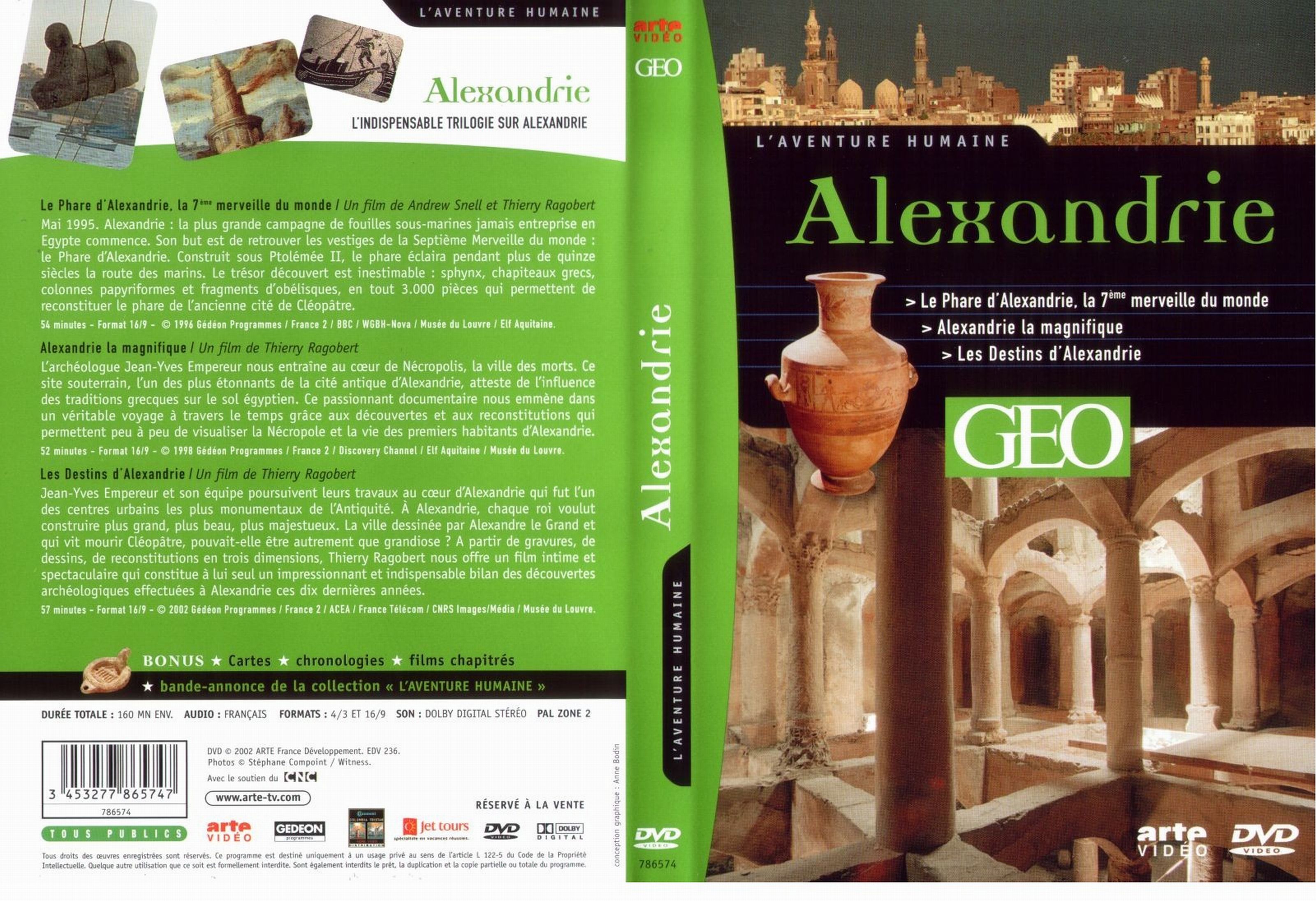 Jaquette DVD GEO - Alexandrie