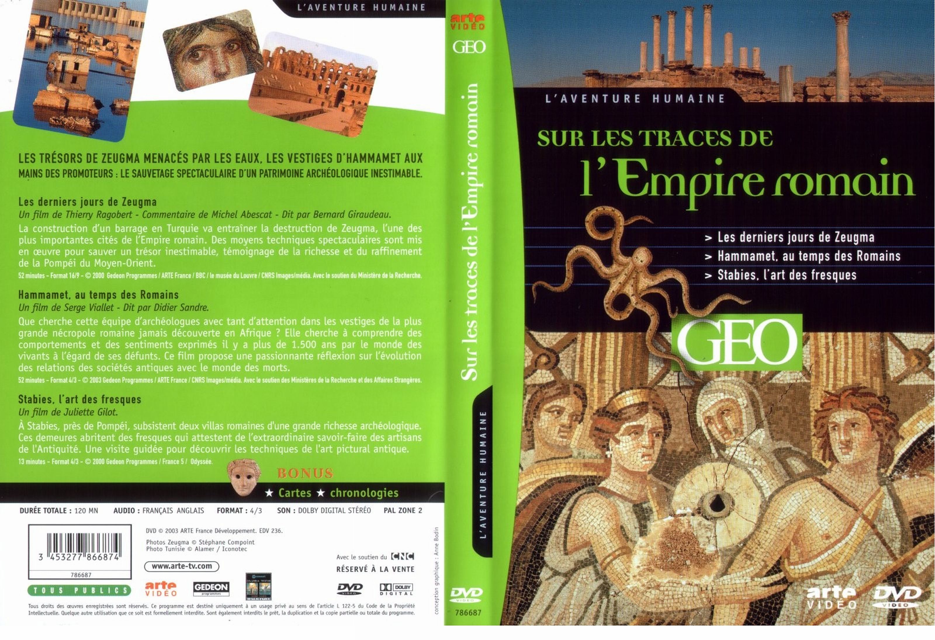 Jaquette DVD GEO - Sur les traces de l