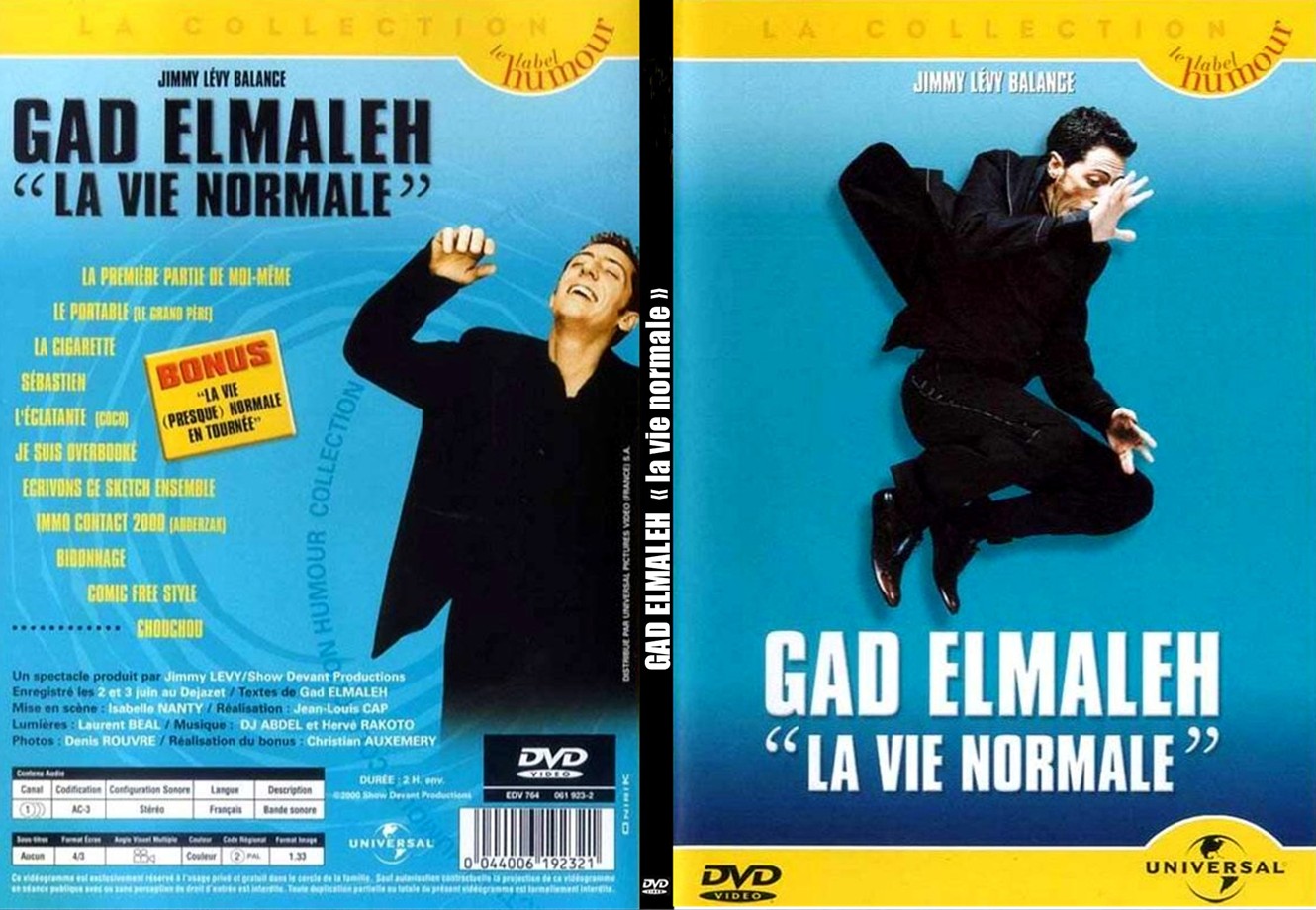 Jaquette DVD Gad elmaleh La vie normale - SLIM