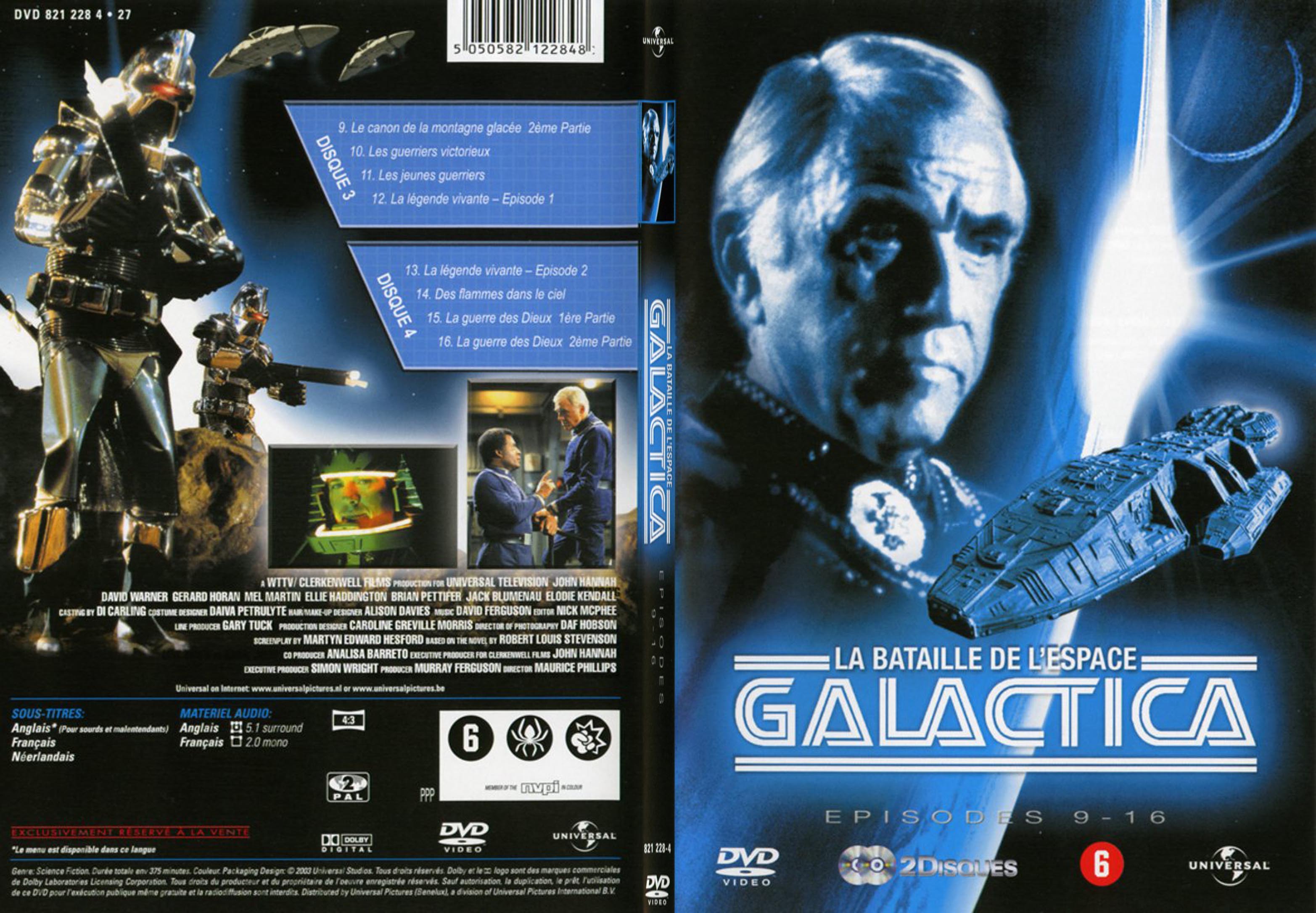 Jaquette DVD Galactica saison 1 vol 2 - SLIM