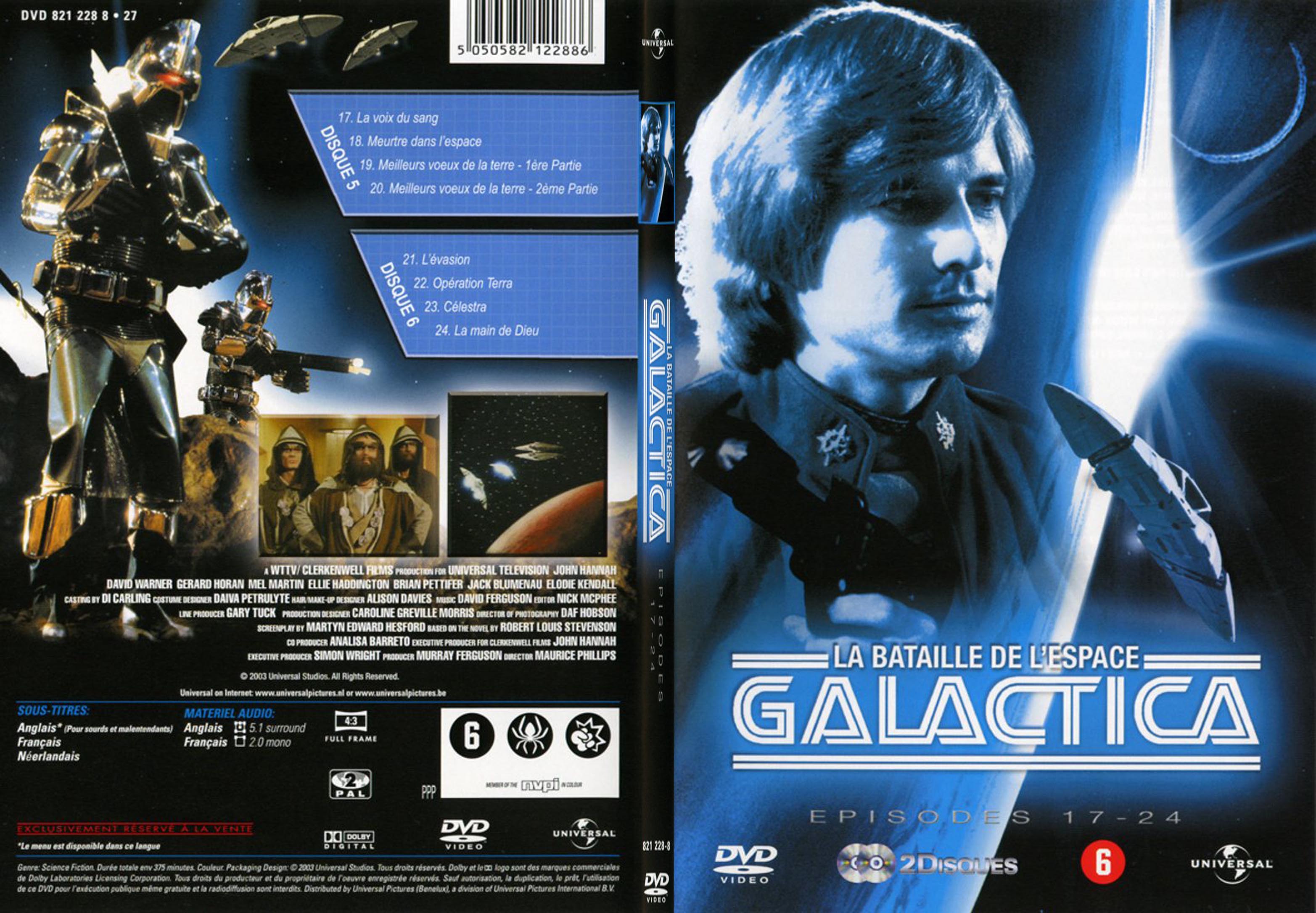 Jaquette DVD Galactica saison 1 vol 3 - SLIM