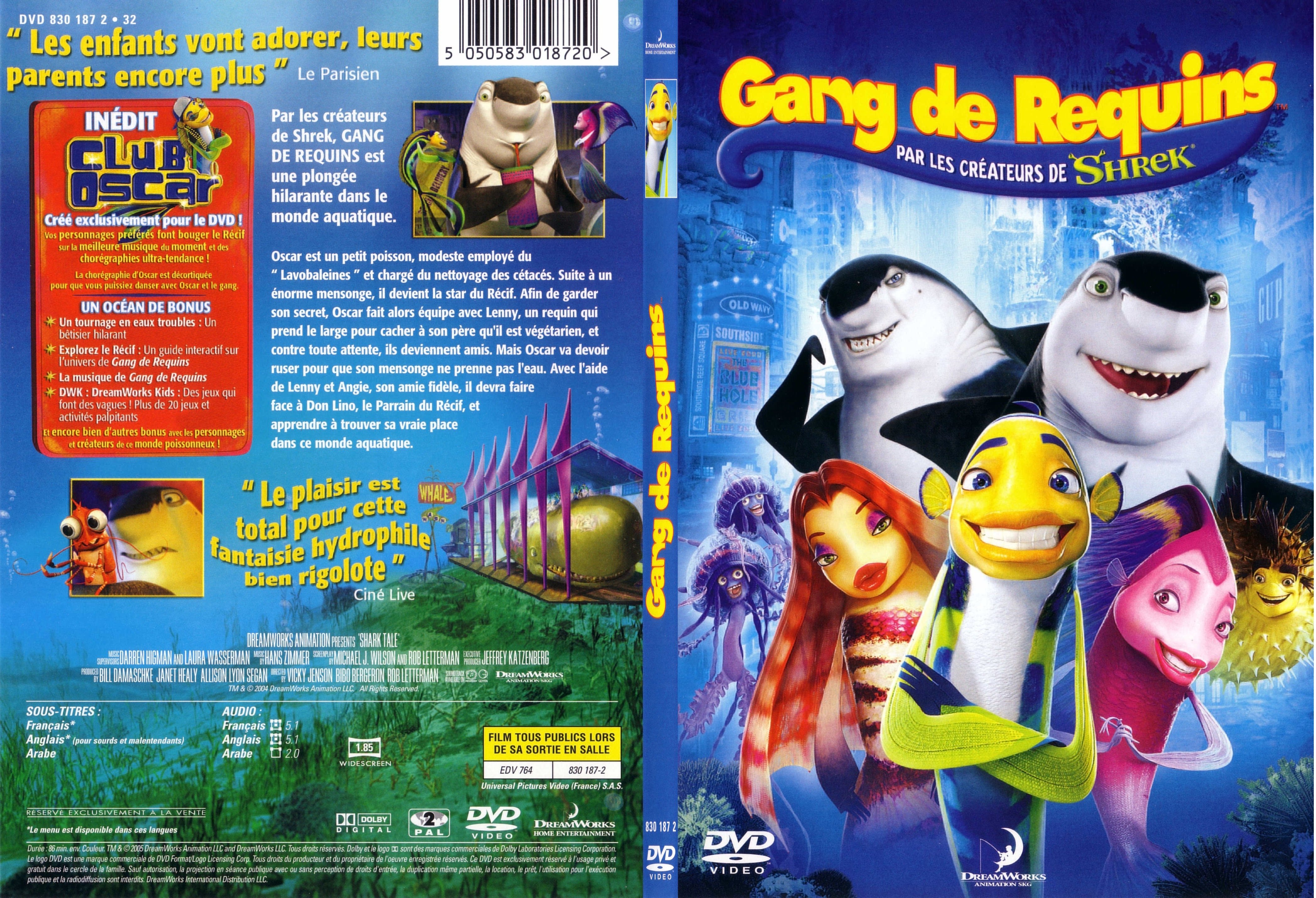 Jaquette DVD Gang de requins - SLIM