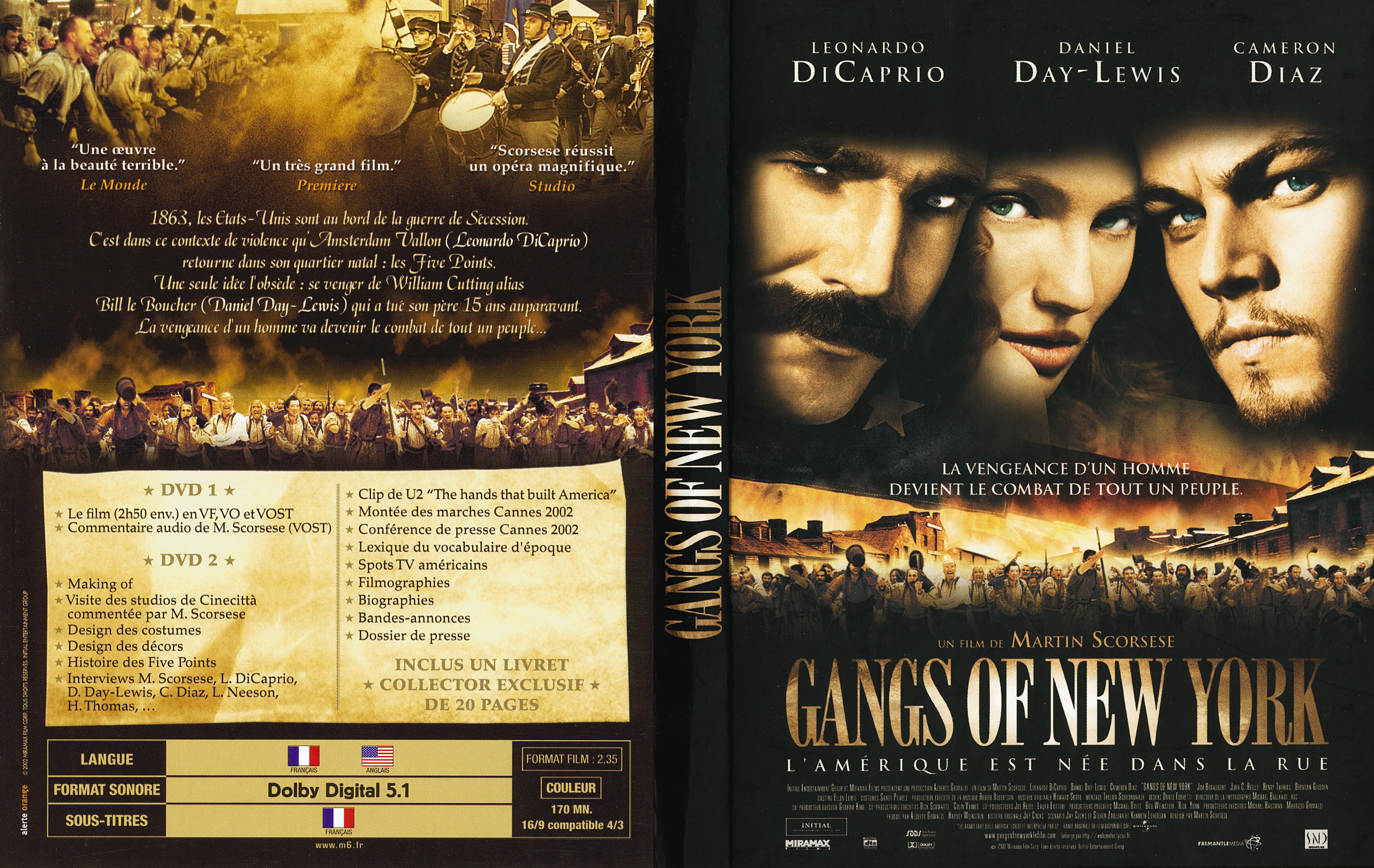 Jaquette DVD Gangs of New York v2