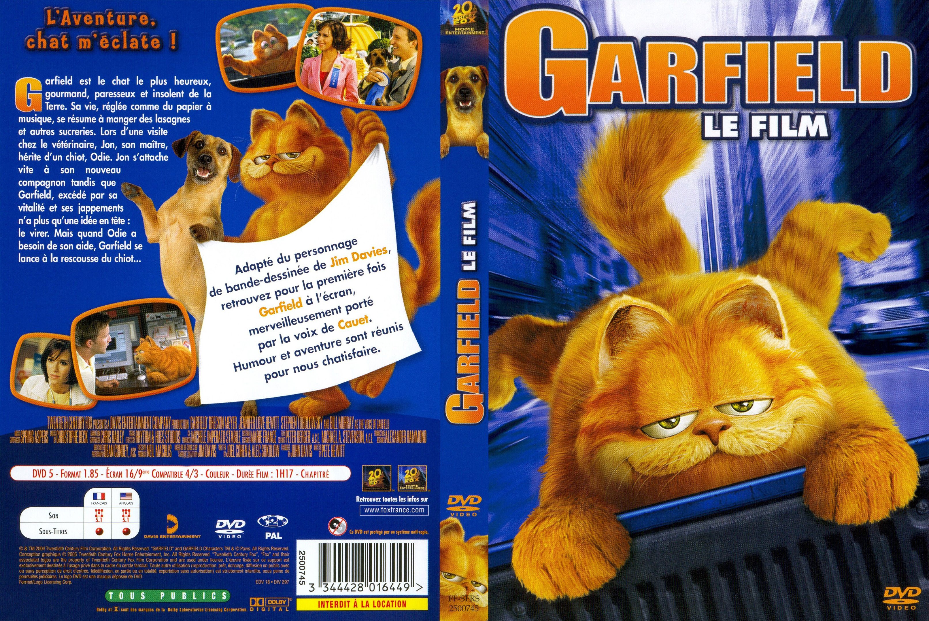 Jaquette DVD Garfield