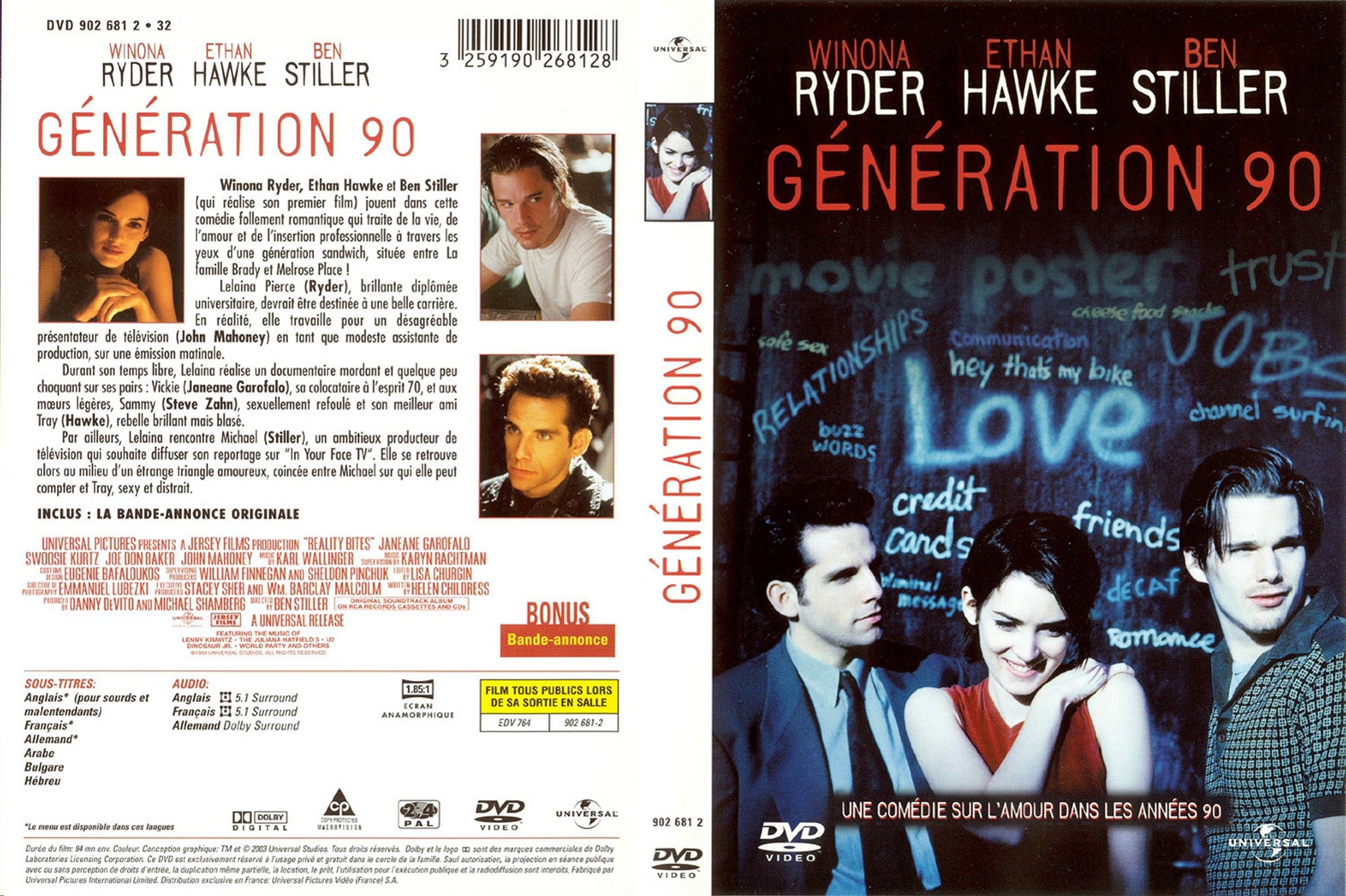 Jaquette DVD Gnration 90