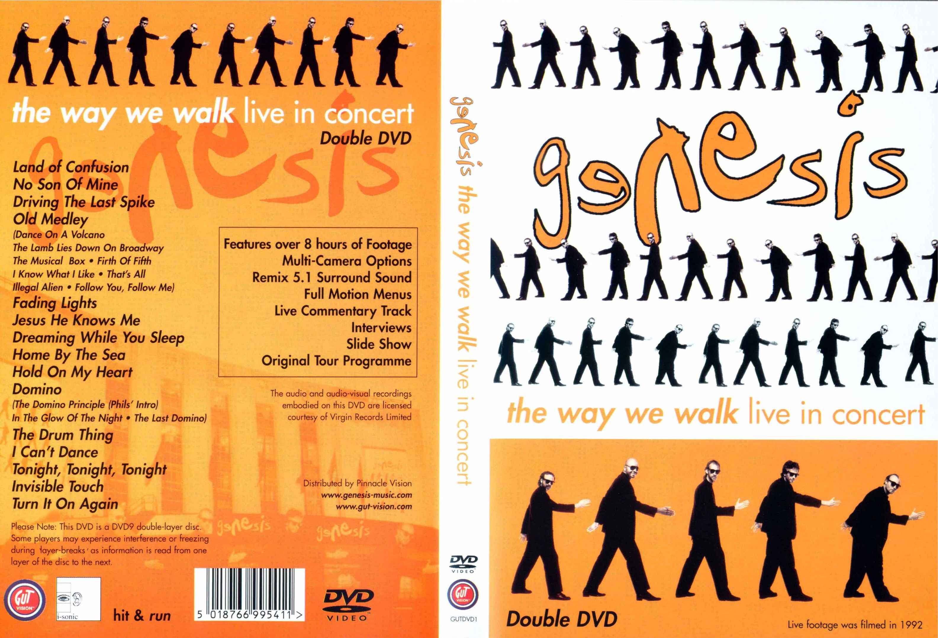 Jaquette DVD Genesis the way we walk