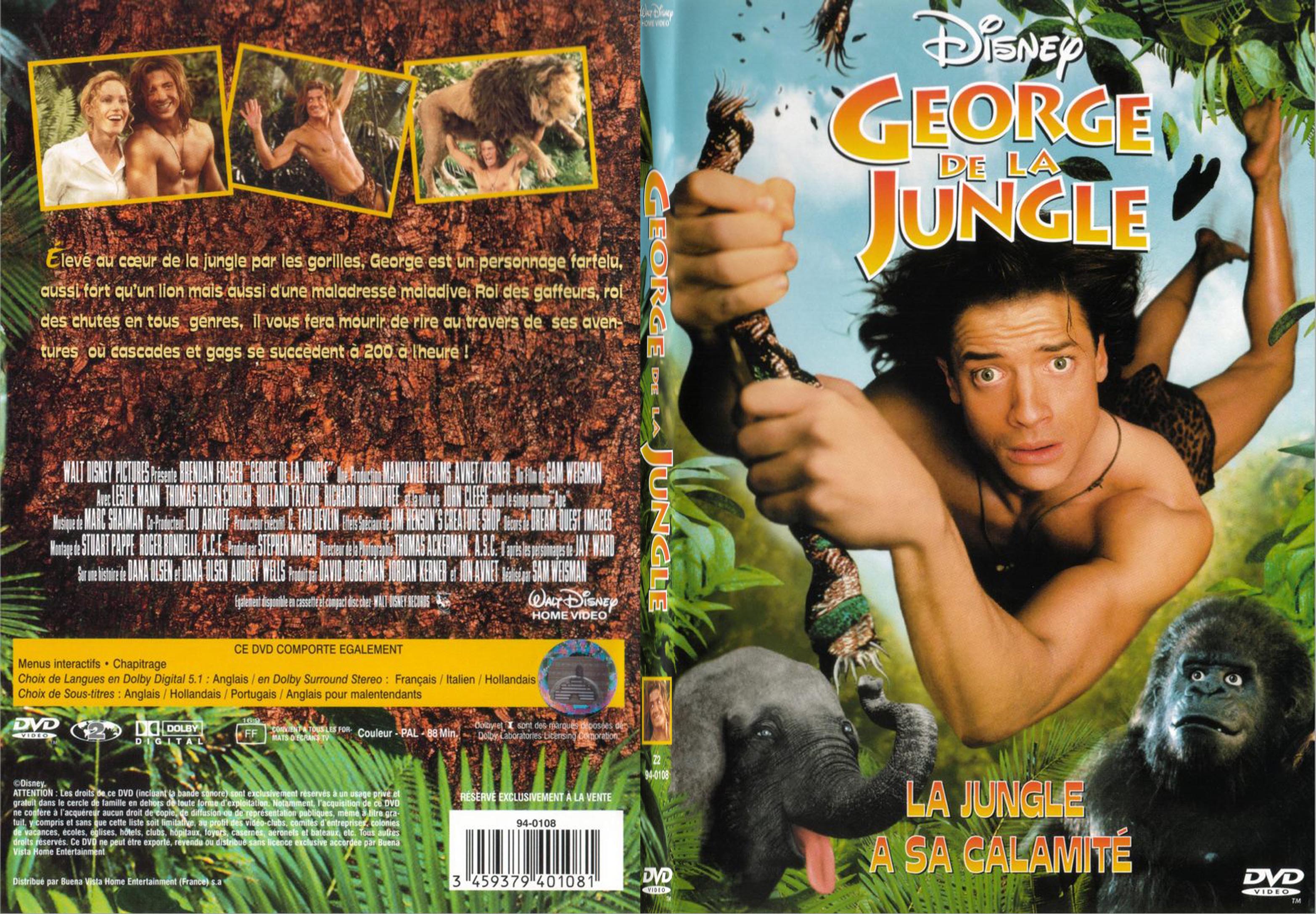 Jaquette DVD George de la jungle - SLIM