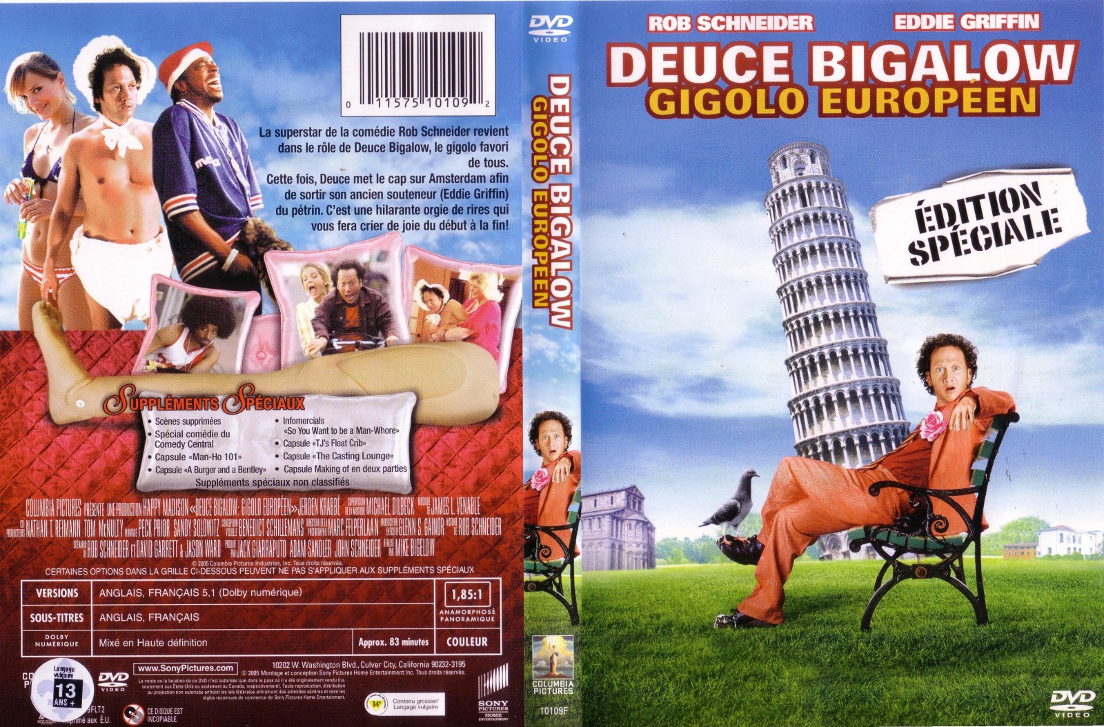Jaquette DVD Gigolo europen