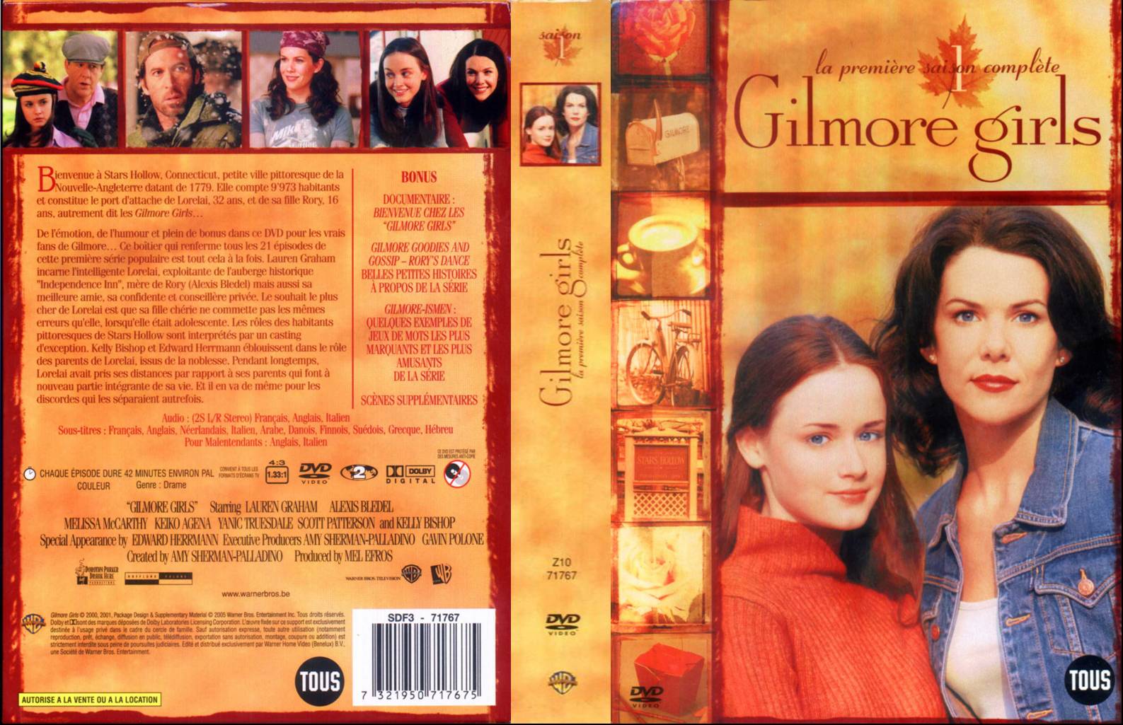 Jaquette DVD Gilmore girls saison 1