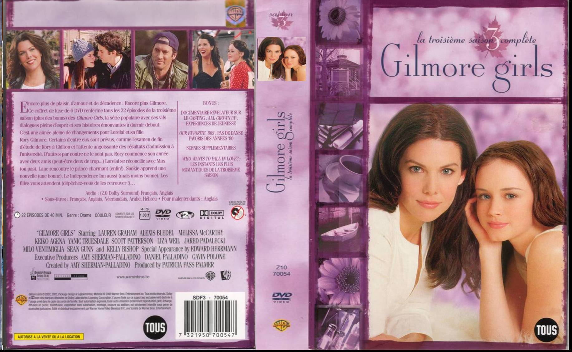 Jaquette DVD Gilmore girls saison 3