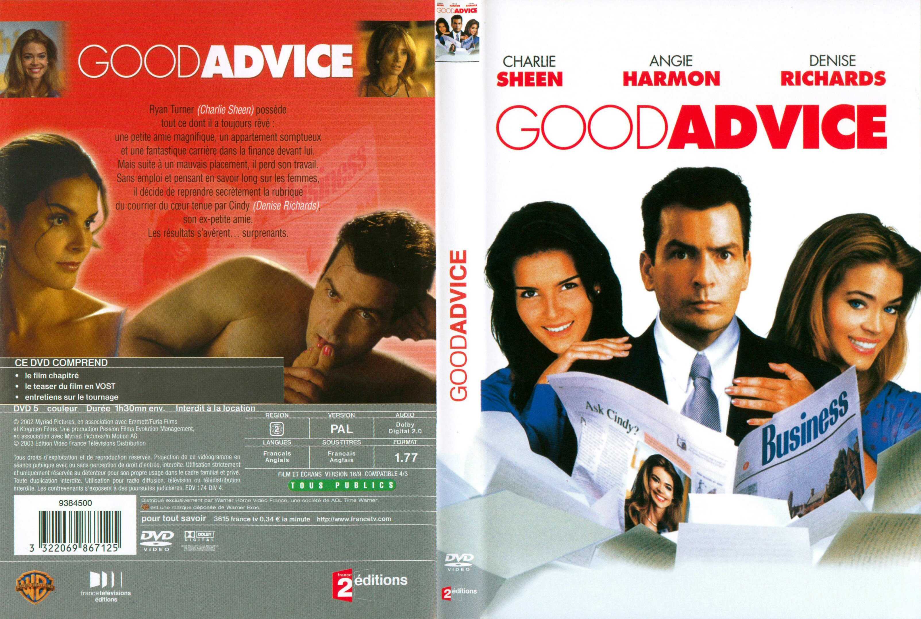 Jaquette DVD Good advice