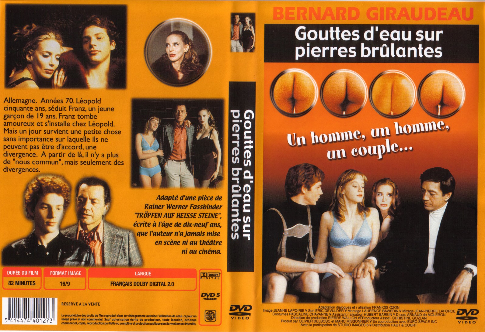 Jaquette Dvd De Gouttes Deau Sur Pierres Brulantes Cinéma Passion
