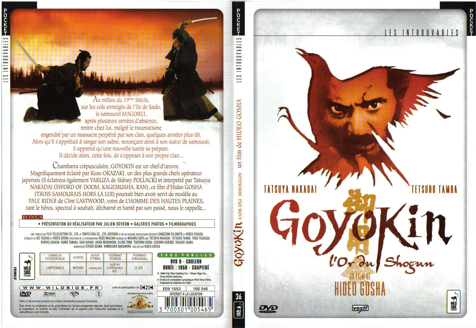 Jaquette DVD Goyokin - SLIM