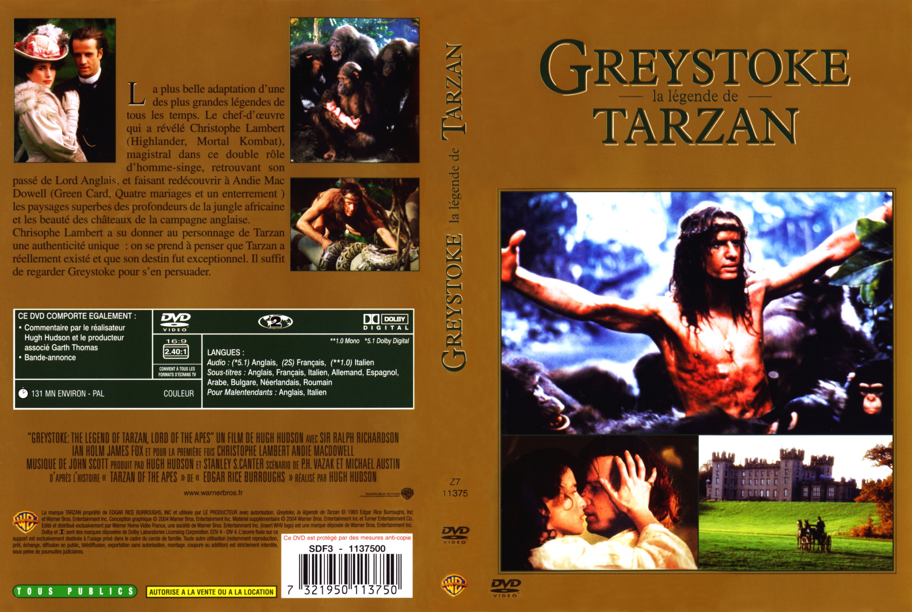 Jaquette DVD Greystoke