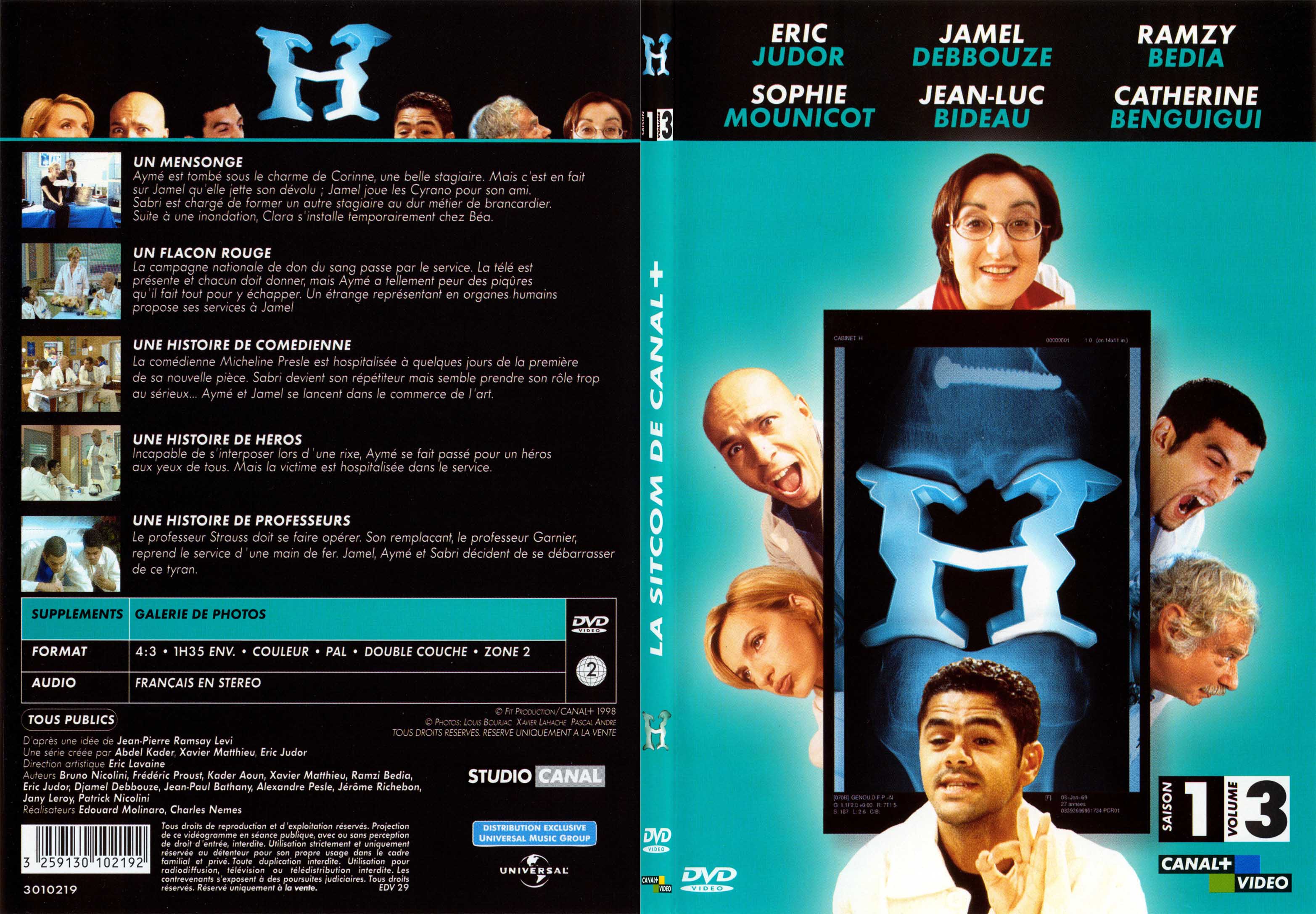Jaquette DVD H saison 1 vol 3 - SLIM