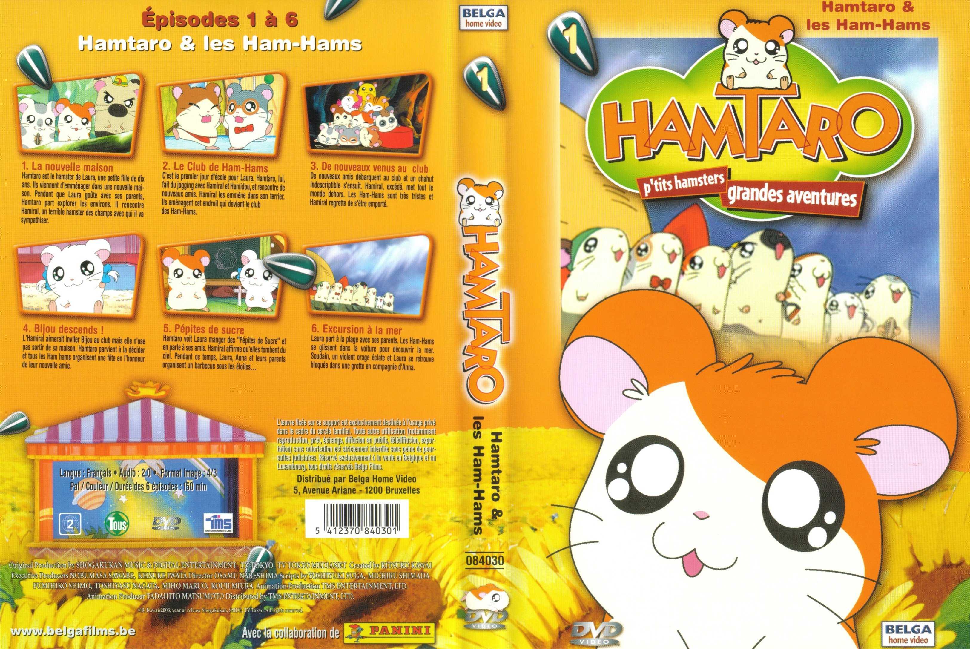 Jaquette DVD Hamtaro vol 1
