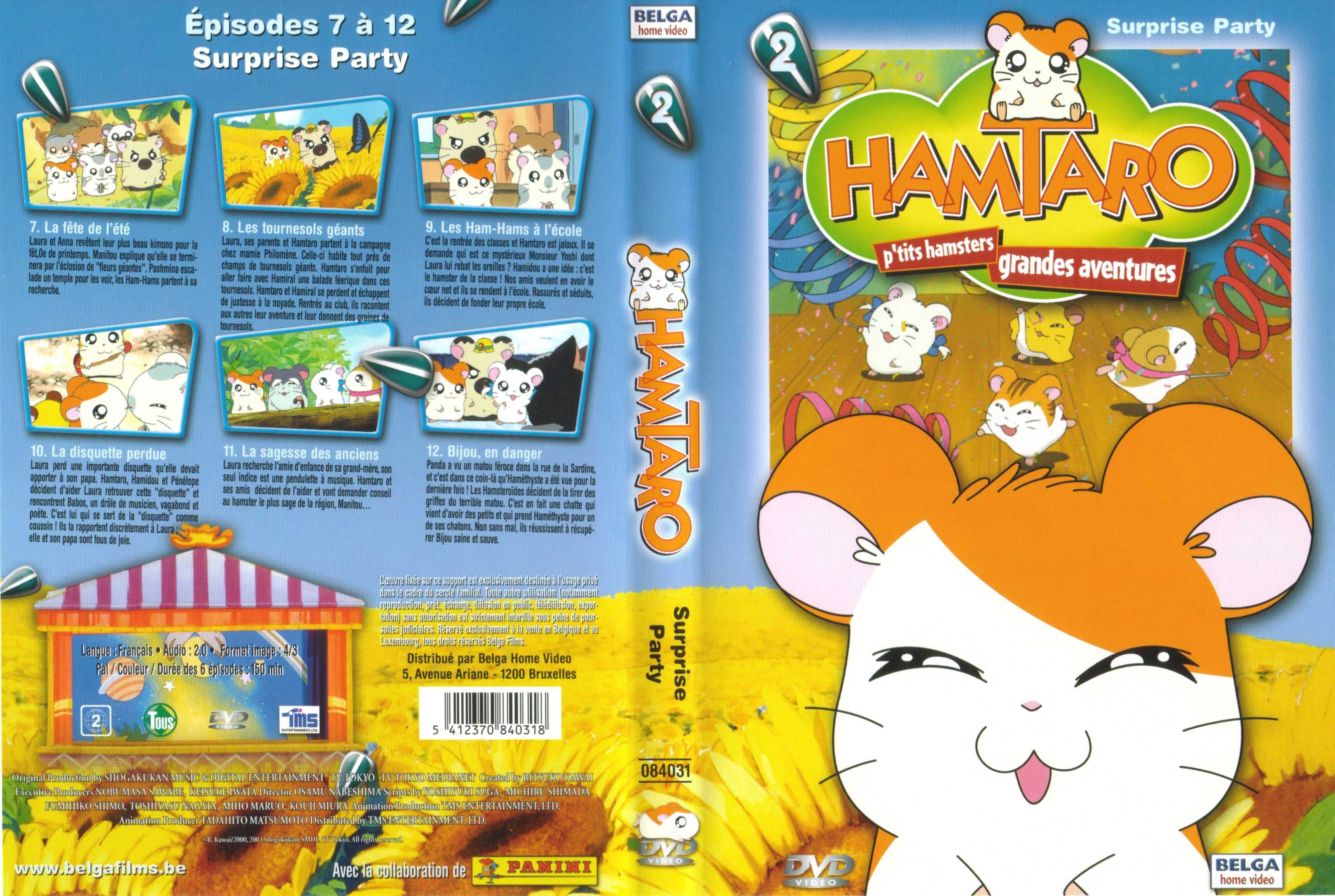 Jaquette DVD Hamtaro vol 2