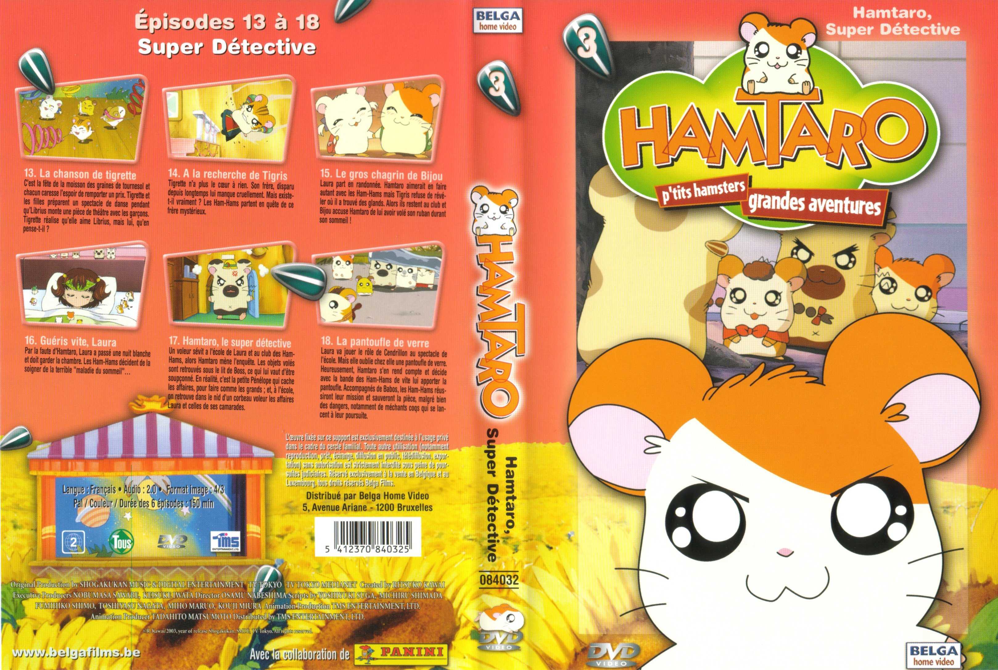 Jaquette DVD Hamtaro vol 3
