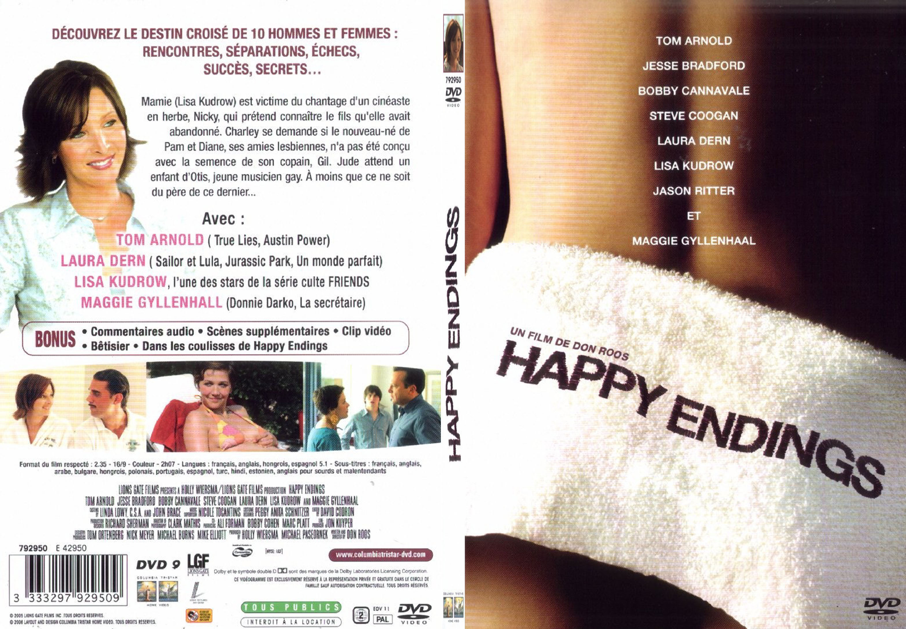 Jaquette DVD Happy endings - SLIM