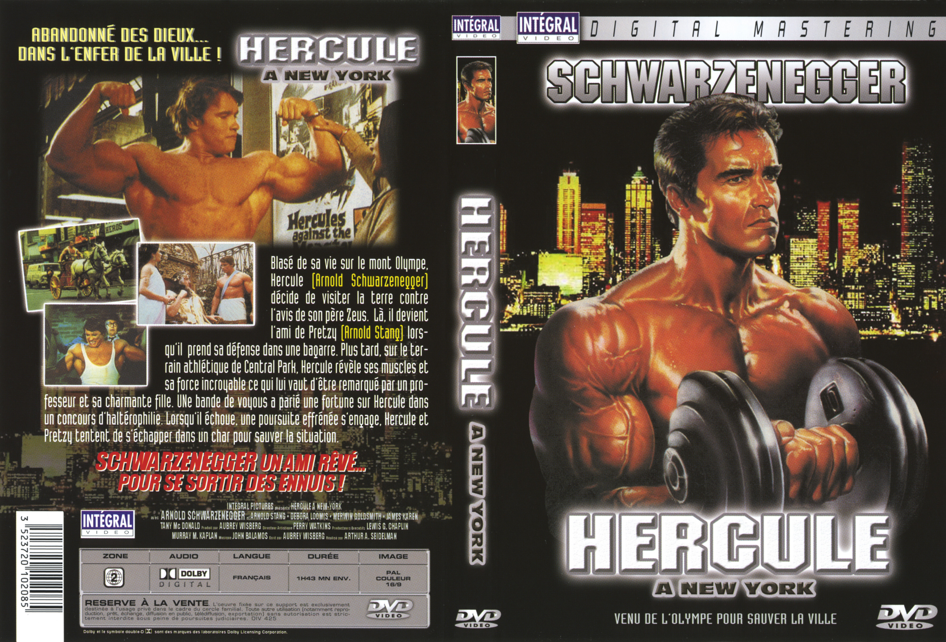 Jaquette DVD Hercule  new york