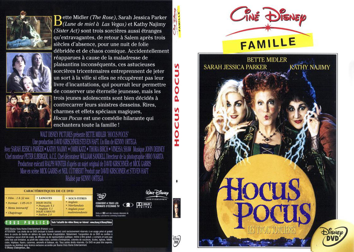 Jaquette DVD Hocus pocus - SLIM