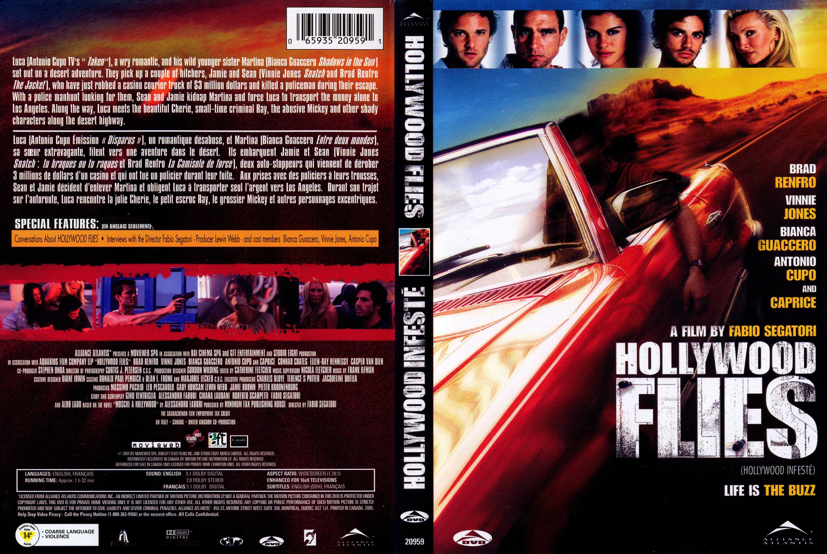 Jaquette DVD Hollywood flies